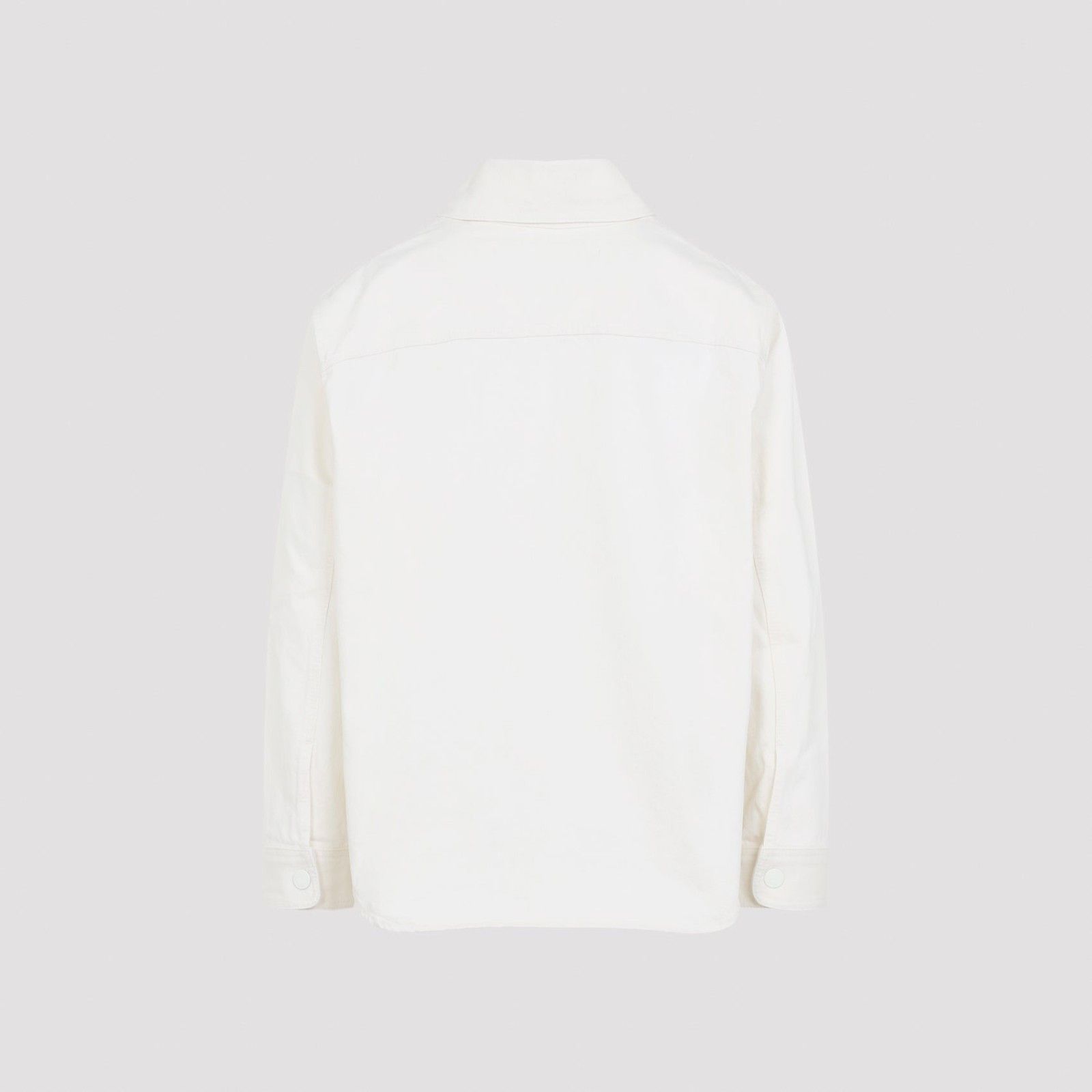 AMI AMI DE Coeur White Cotton Overshirt Jacket New & Authentic ( Size US L / EU 52-54 / 3 - 2 Thumbnail
