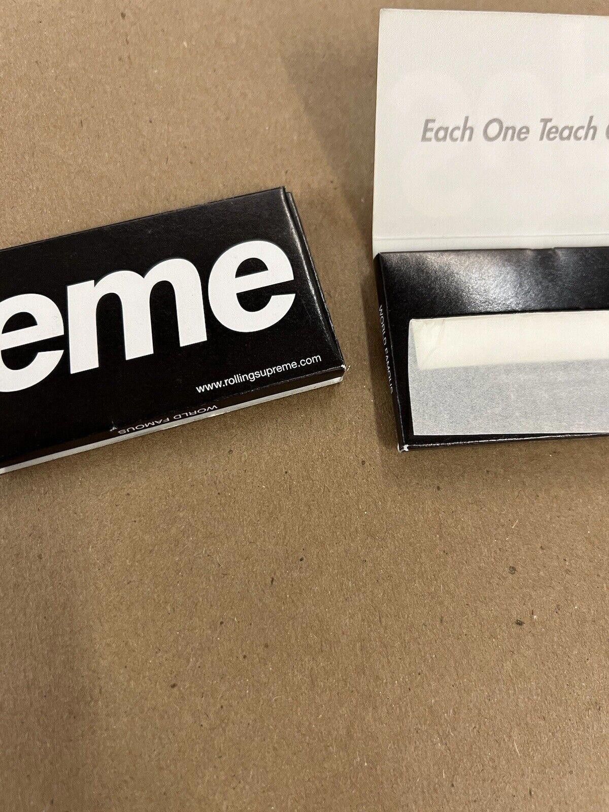 Designer 2008 SS08 Deadstock Supreme Rolling Papers Black Brand New Size ONE SIZE - 4 Thumbnail