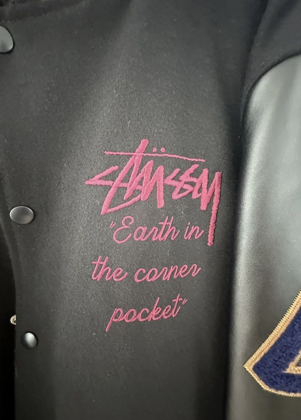 Stussy Stussy leather avant garde usa bomber Size US L / EU 52-54 / 3 - 5 Thumbnail
