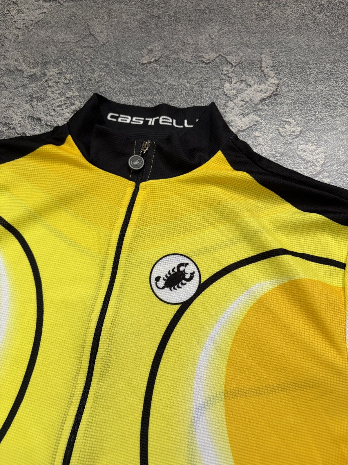 Vintage Vintage Castelli Cycling Jersey Yellow Made in Italy XL Size US XL / EU 56 / 4 - 11 Thumbnail