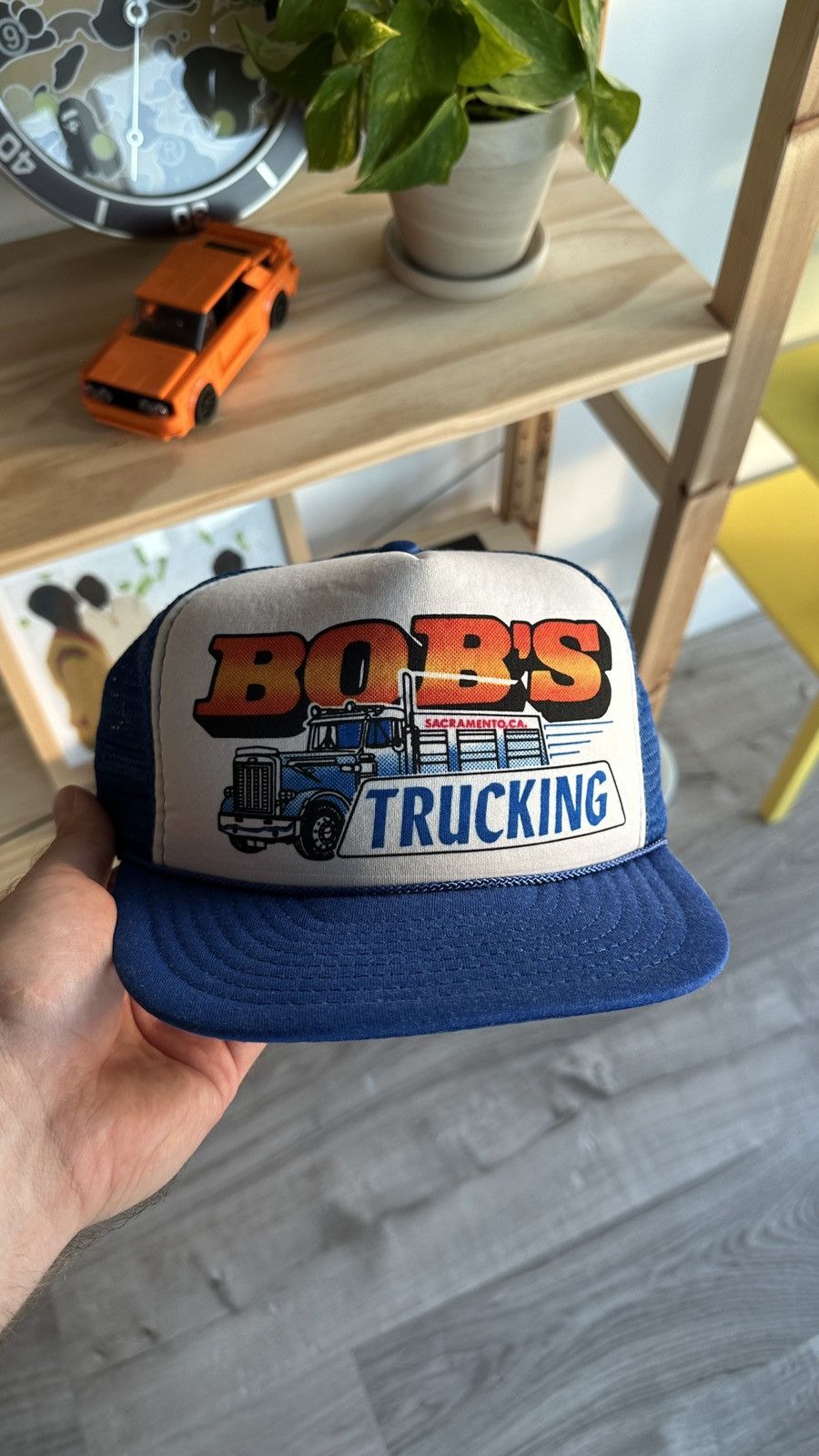 Vintage Vintage Trucker Hat Bobs Trucking Co Size ONE SIZE - 1 Thumbnail