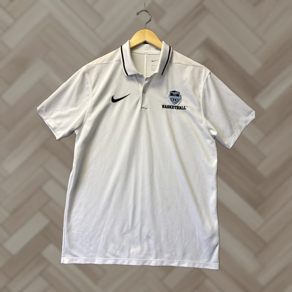 Nike VINTAGE Nike Men's Short Sleeve Polo Shirt Athletic Gym Workout Casual 90s Logo Cotton M Size US M / EU 48-50 / 2 - 1 Thumbnail
