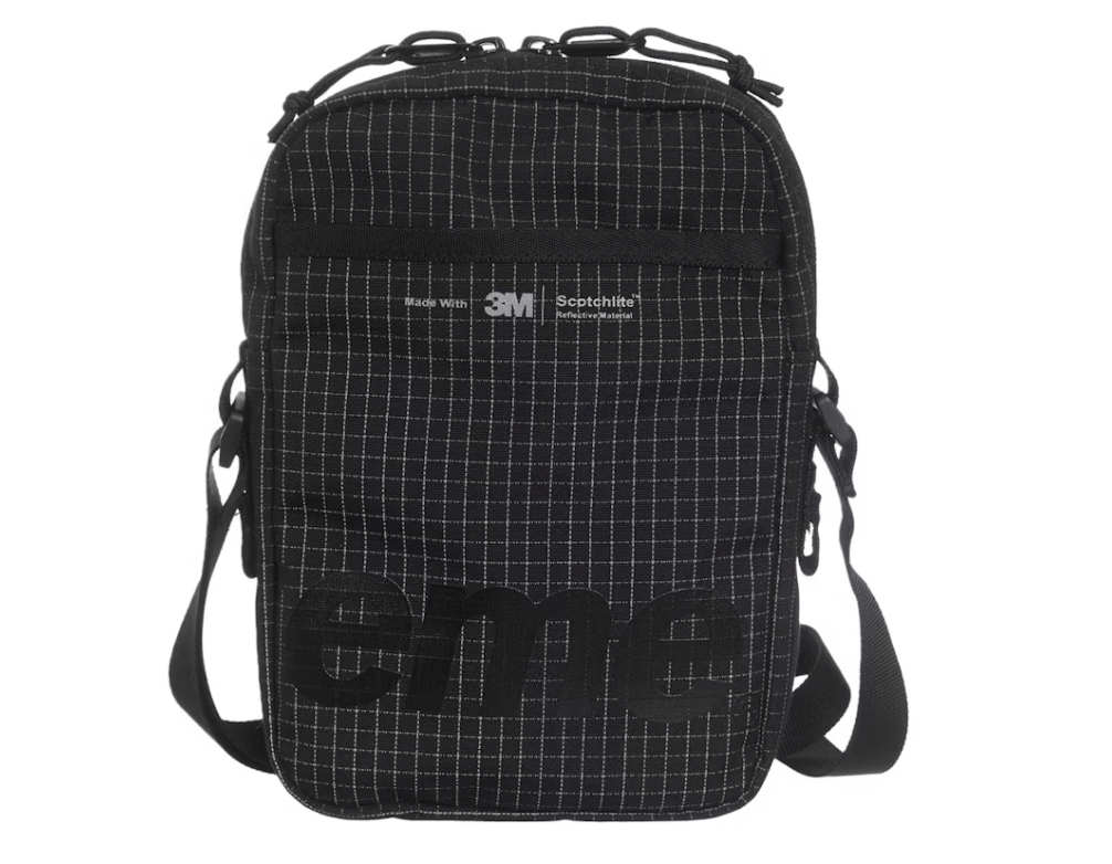 Supreme NWT Supreme 3M Shoulder Side Bag SS24 - Black Size ONE SIZE - 3 Thumbnail