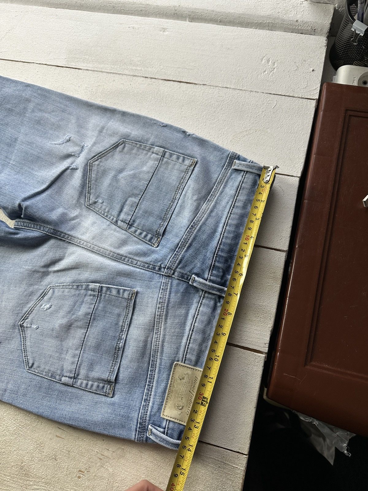 Diesel 🚨 DIESEL AVANT GARDE GOTHIC WOMEN JEANS LOGO IFSIXWASNINE Size 25" / US 0 / IT 36 - 12 Thumbnail