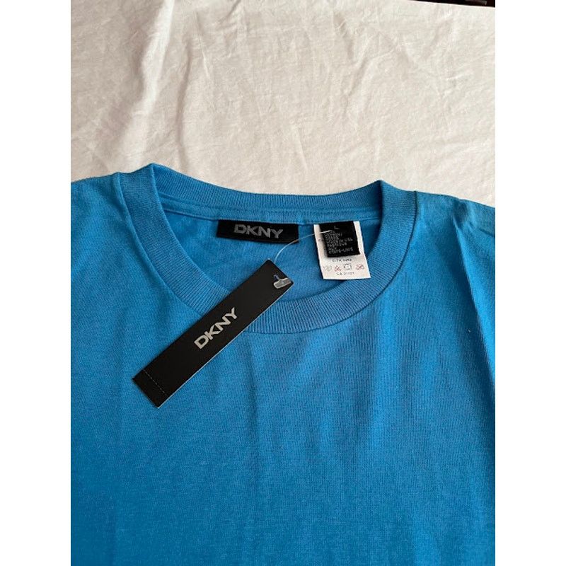DKNY VTG DKNY Azure Blue T Shirt Size L NWT Size US L / EU 52-54 / 3 - 4 Thumbnail
