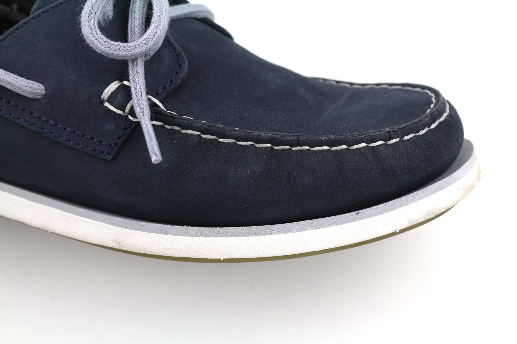 Timberland A416H UK7 Blue Leather Slip On Loafer 80997 Size US 7.5 / EU 40-41 - 16 Thumbnail