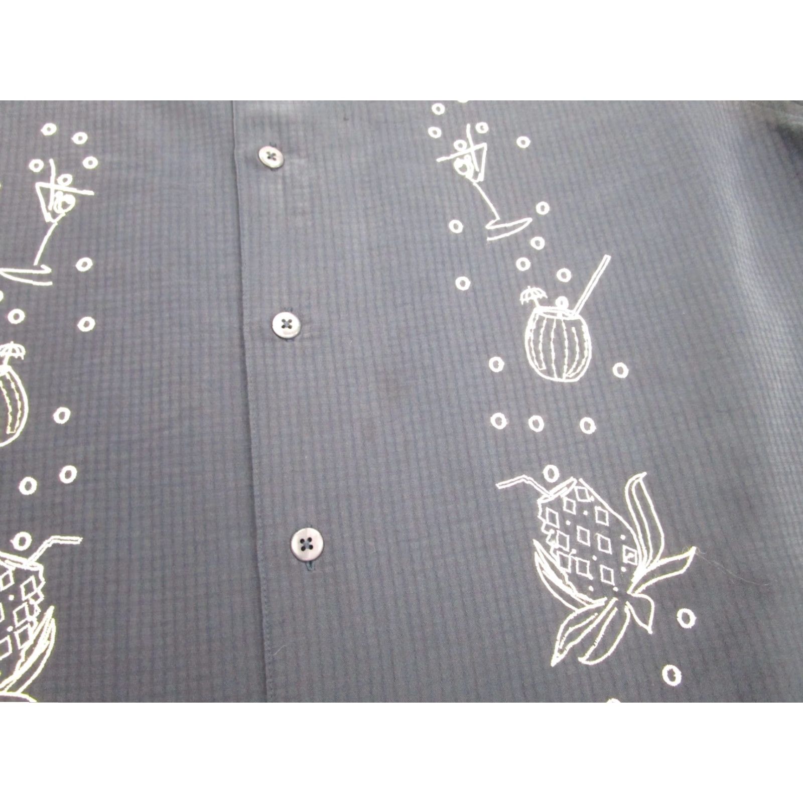Cherokee Cherokee Shirt Mens L Blue Button-Up Hawaiian Embroidered Casino Cocktail Bowling Rockabilly Short Sleeve Collar-Point Casual Size US L / EU 52-54 / 3 - 7 Thumbnail