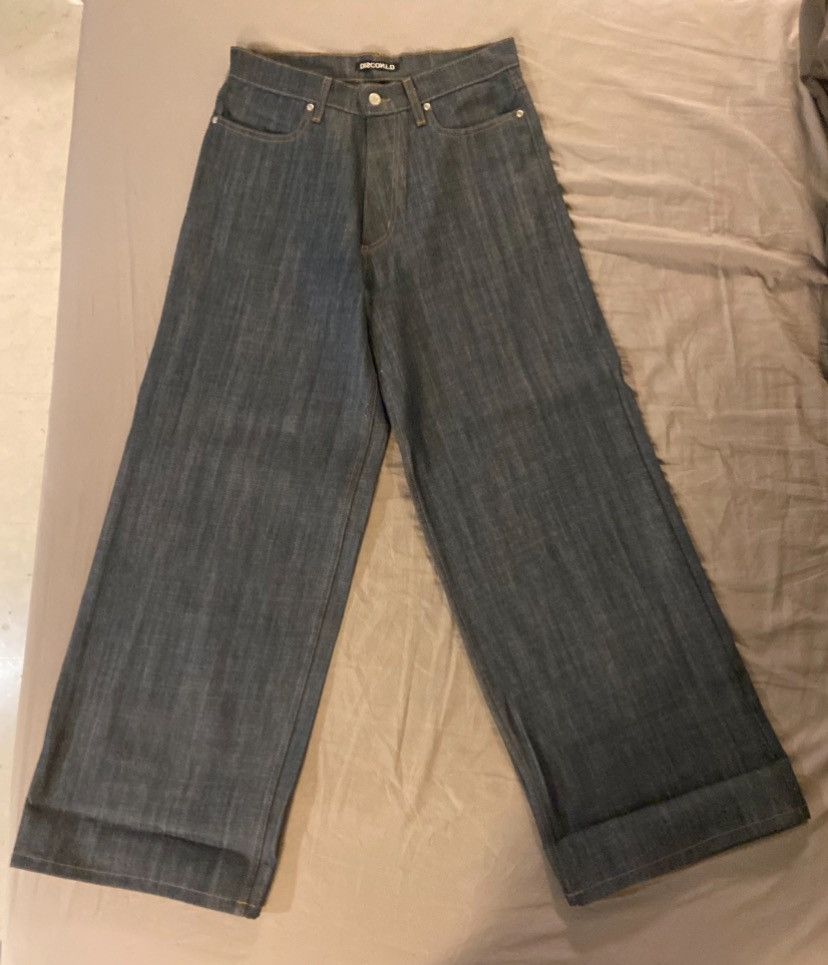 Vintage Discontd indigo selvedge baggy denim Size US 32 / EU 48 - 5 Thumbnail