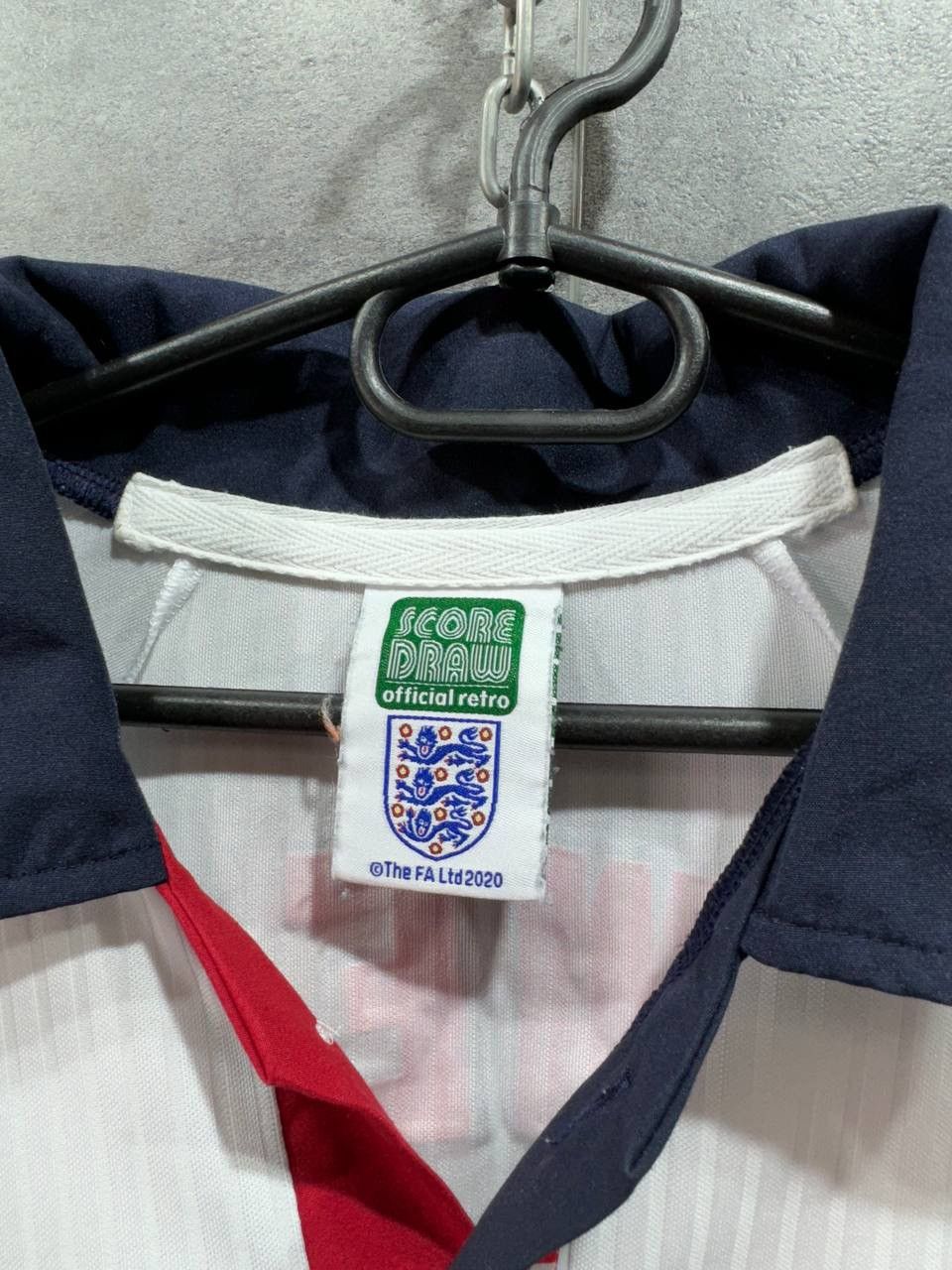 Vintage Score Draw England Home Owen 20 Retro Shirt World Cup 1998 Size US XL / EU 56 / 4 - 3 Thumbnail