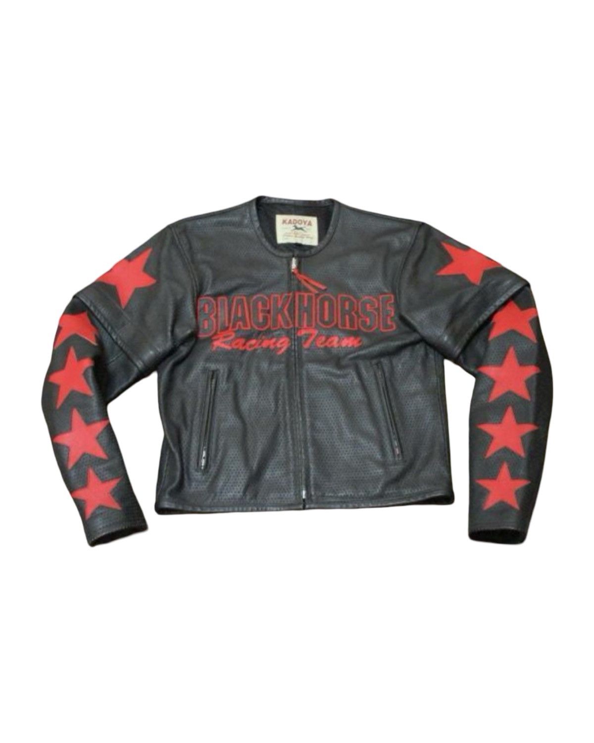 💸BINDING OFFER💸 Kadoya 🇯🇵 “Black Horse” Leather Biker Jacket