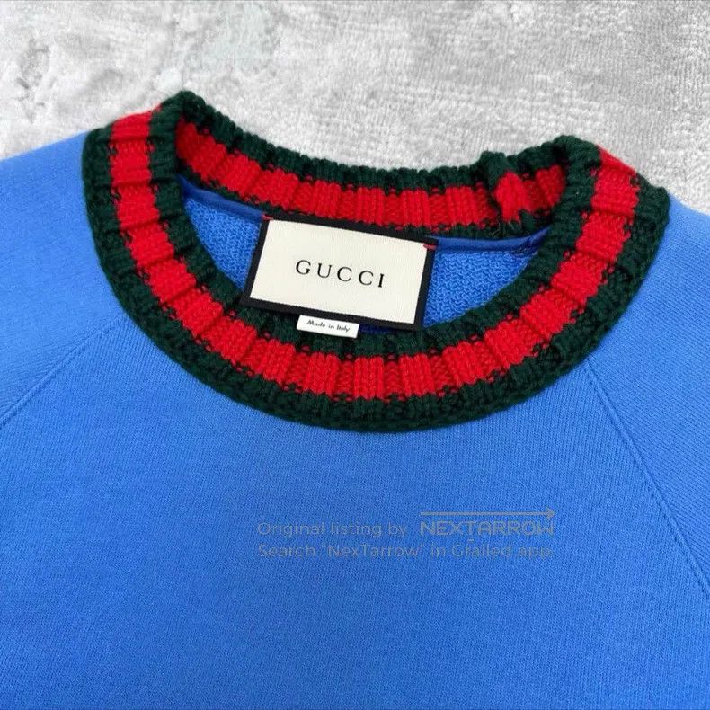 Gucci Gucci Tiger Classic Fleece Striped Sweatshirt Size US S / EU 44-46 / 1 - 5 Thumbnail