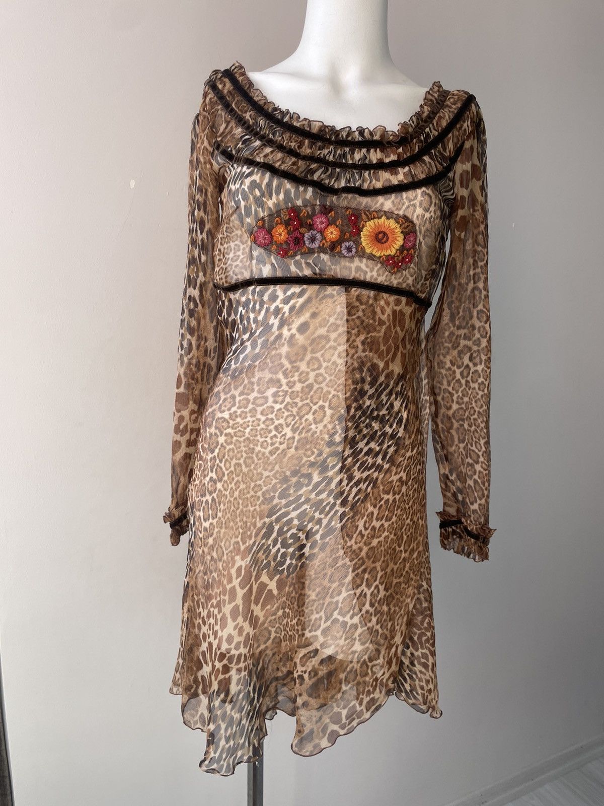 Blumarine Blumarine silk dress Size M / US 6-8 / IT 42-44 - 7 Thumbnail
