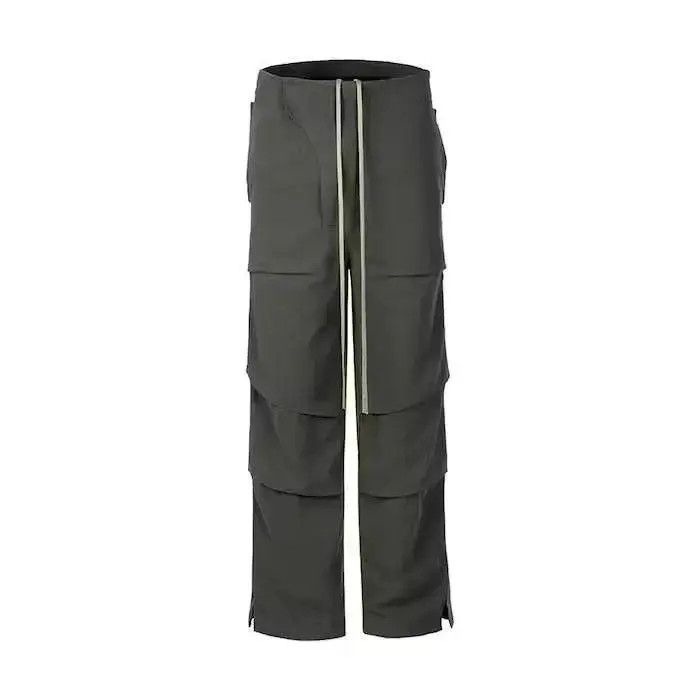 Japanese Brand Cleanfit Silhouette Slit Pleated Knee Cargo Pants Size US 32 / EU 48 - 4 Thumbnail