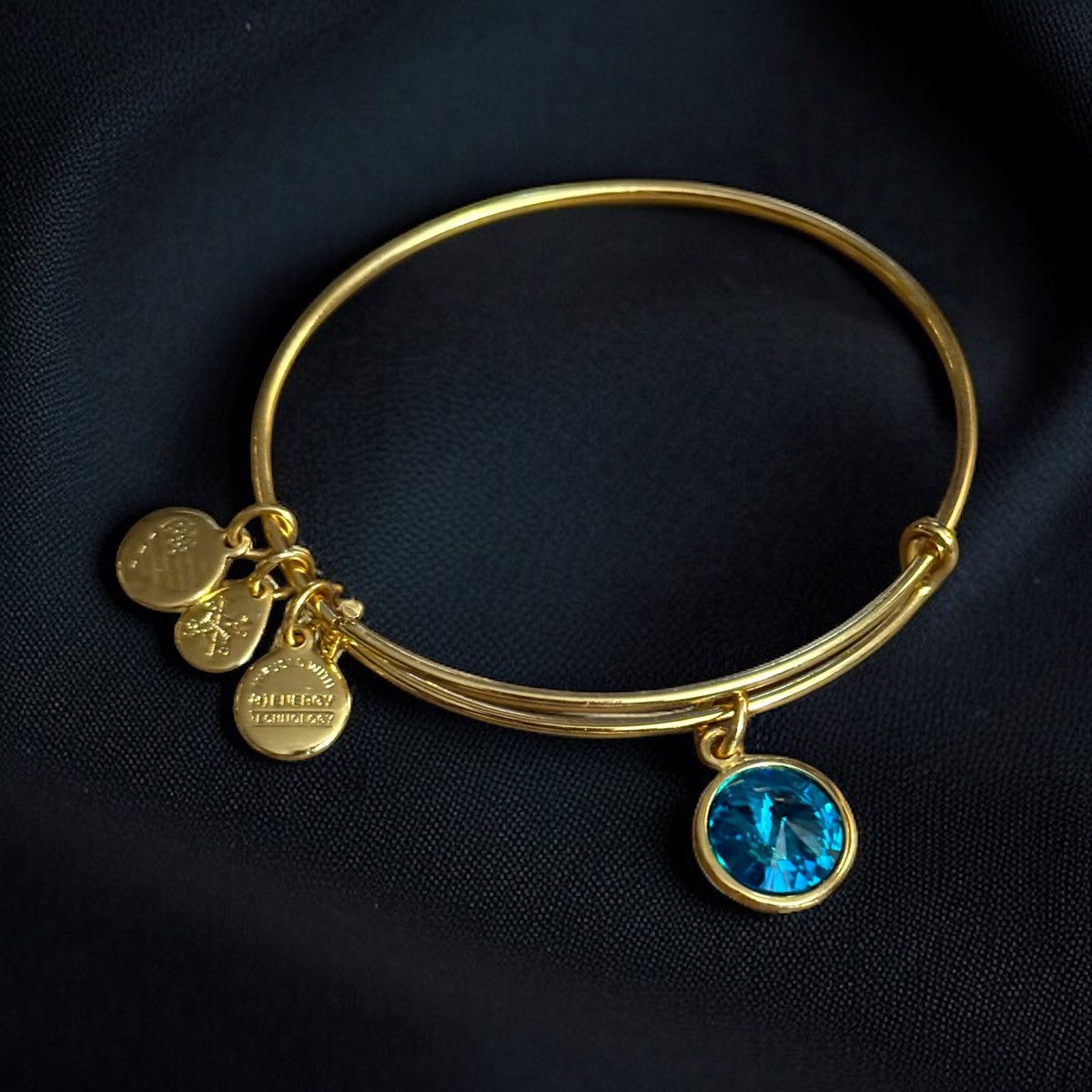 Other Alex and Ani gold December birthstone expandable bracelet Size ONE SIZE - 1 Thumbnail