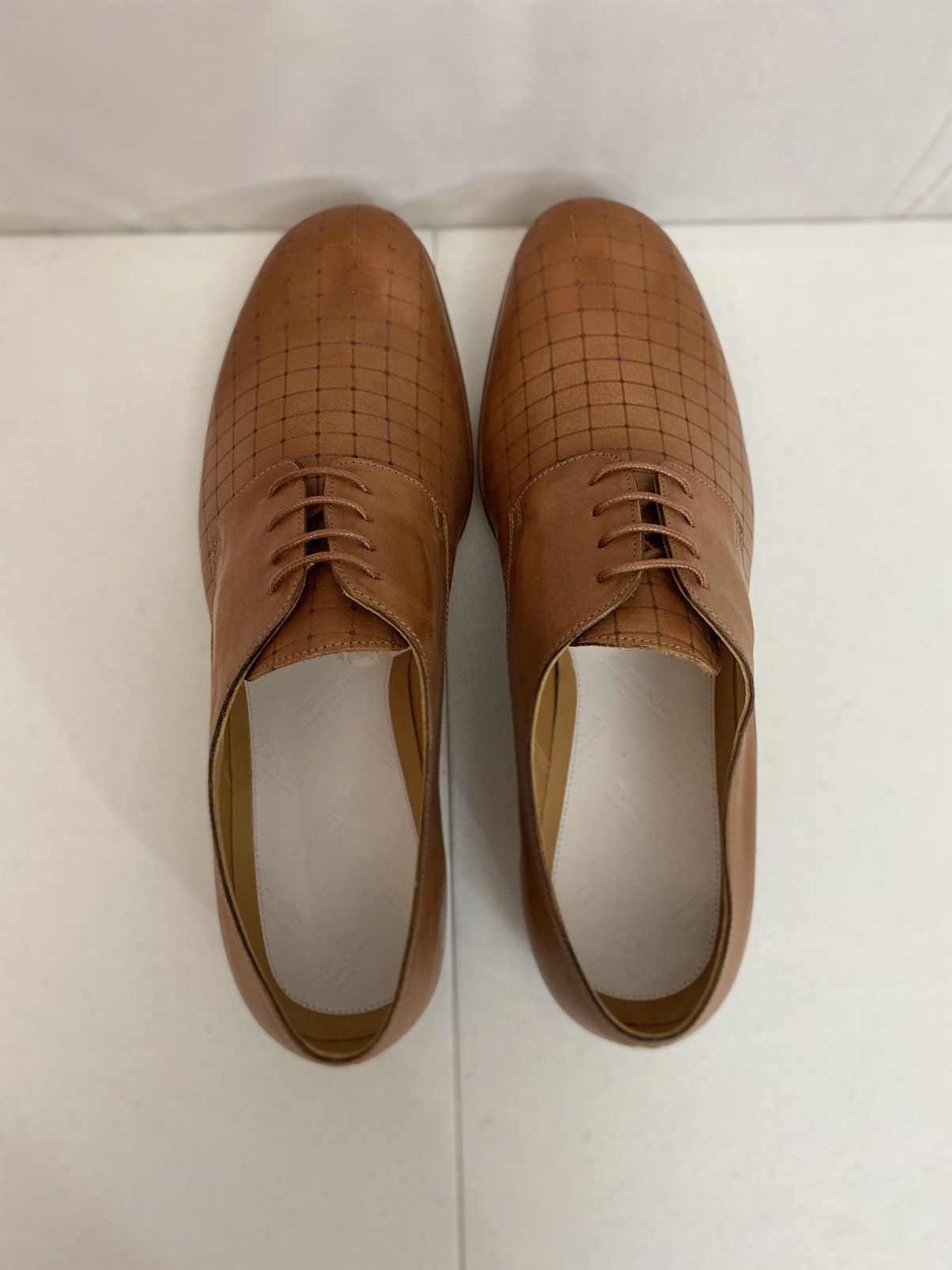 Maison Margiela Maison Margiela 22 🇮🇹 Brown Matrix Single Stitch Derby 10 New Size US 10 / EU 43 - 8 Thumbnail