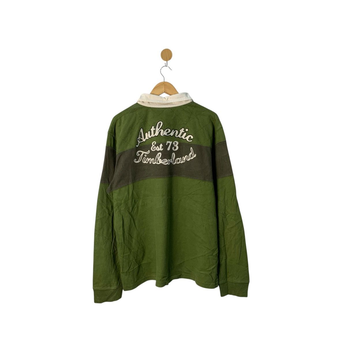 Timberland Vintage Y2K Timberland Rugby Shirt Polo Size US XL / EU 56 / 4 - 2 Thumbnail