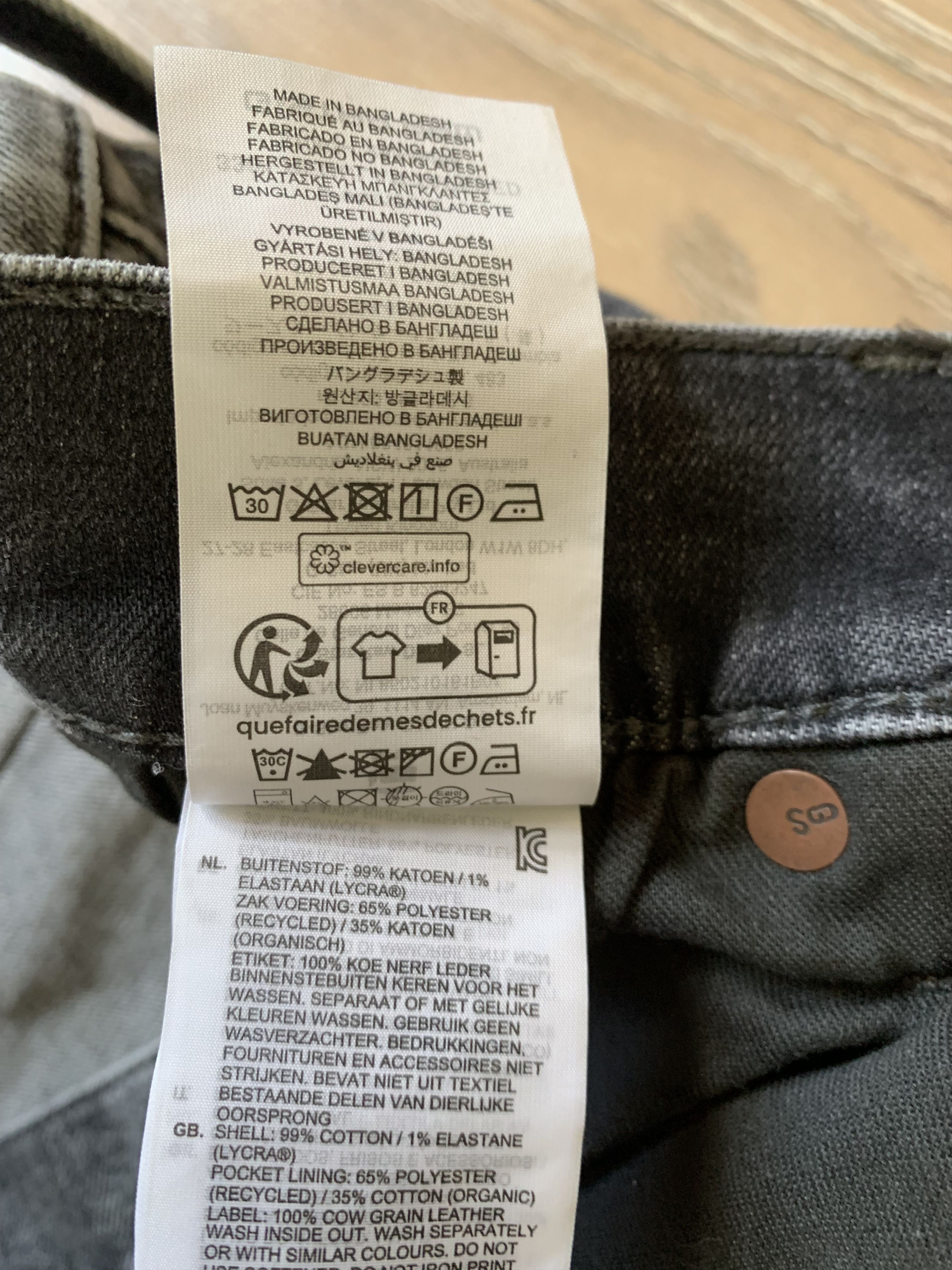 G-Star G-Star Raw 3301 Regular Tapered Grey Jeans Size US 36 / EU 52 - 11 Thumbnail