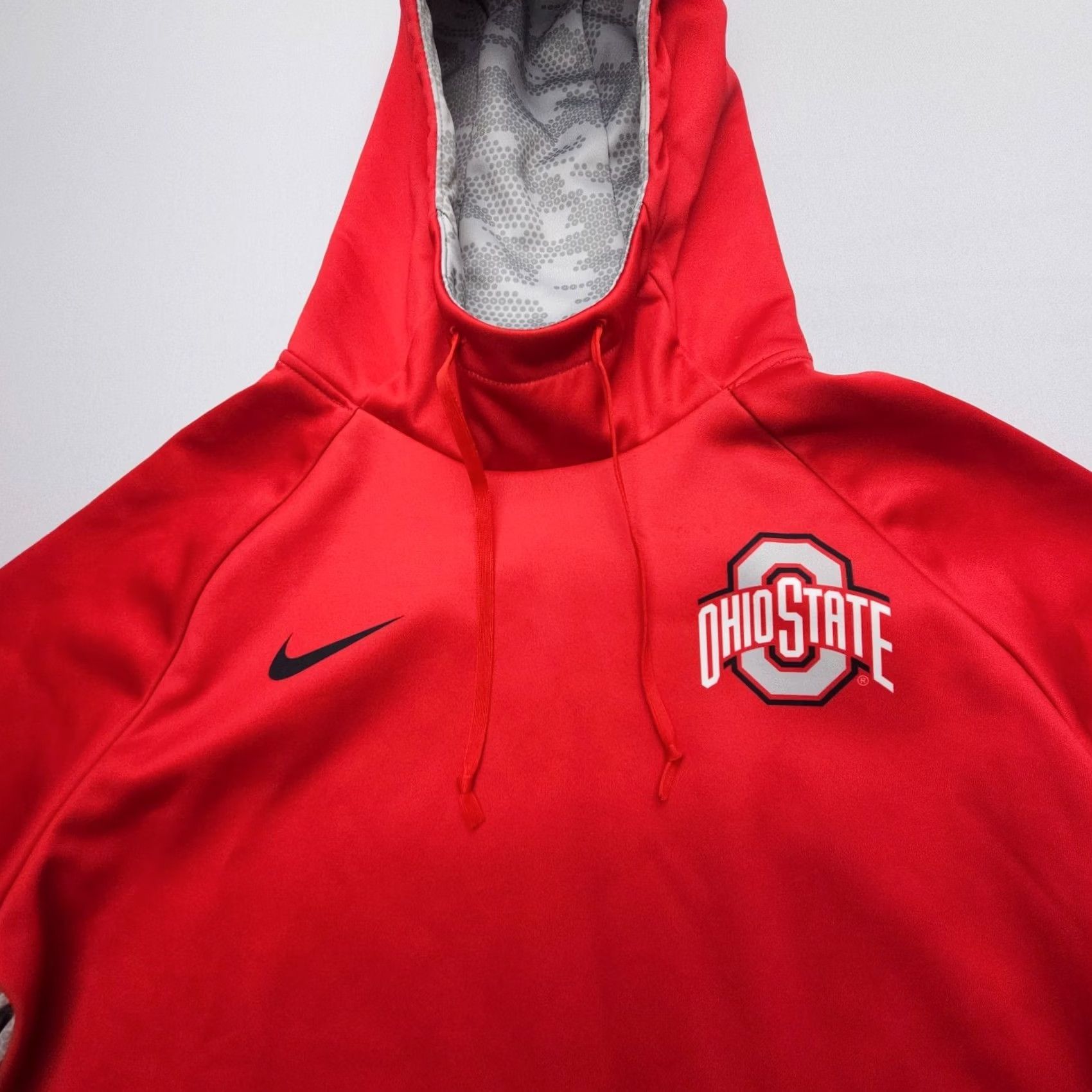 Nike Nike Ohio State Hoodie Mens L Red Fleece Lined Sports Performance Football Size US L / EU 52-54 / 3 - 3 Thumbnail