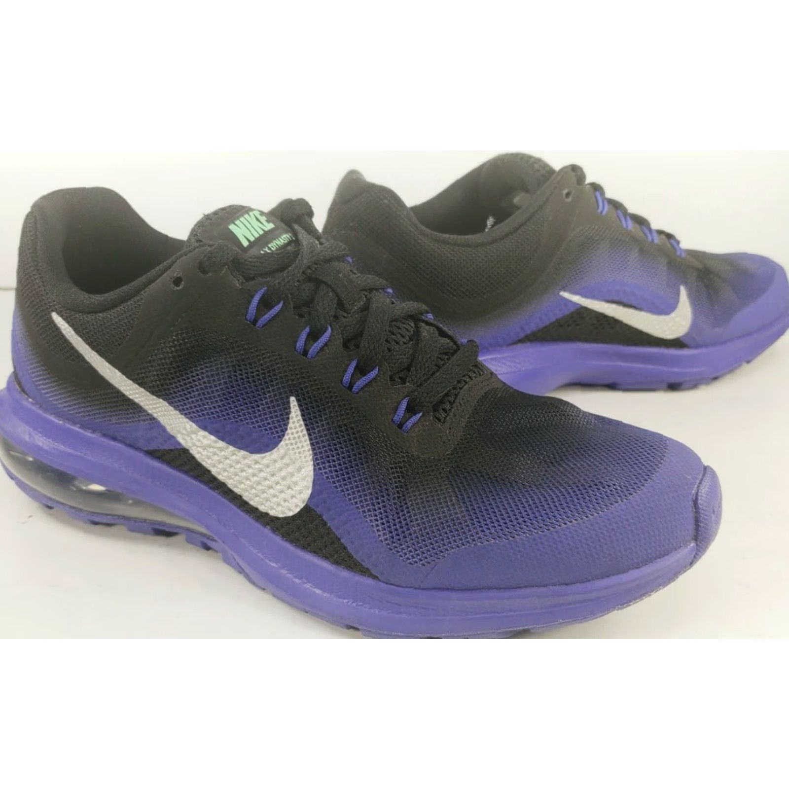 Nike Nike Air Max Dynasty 2 Sneaker Women Black Purple Silver 7M 898468 001 Size US 7 / IT 37 - 2 Thumbnail