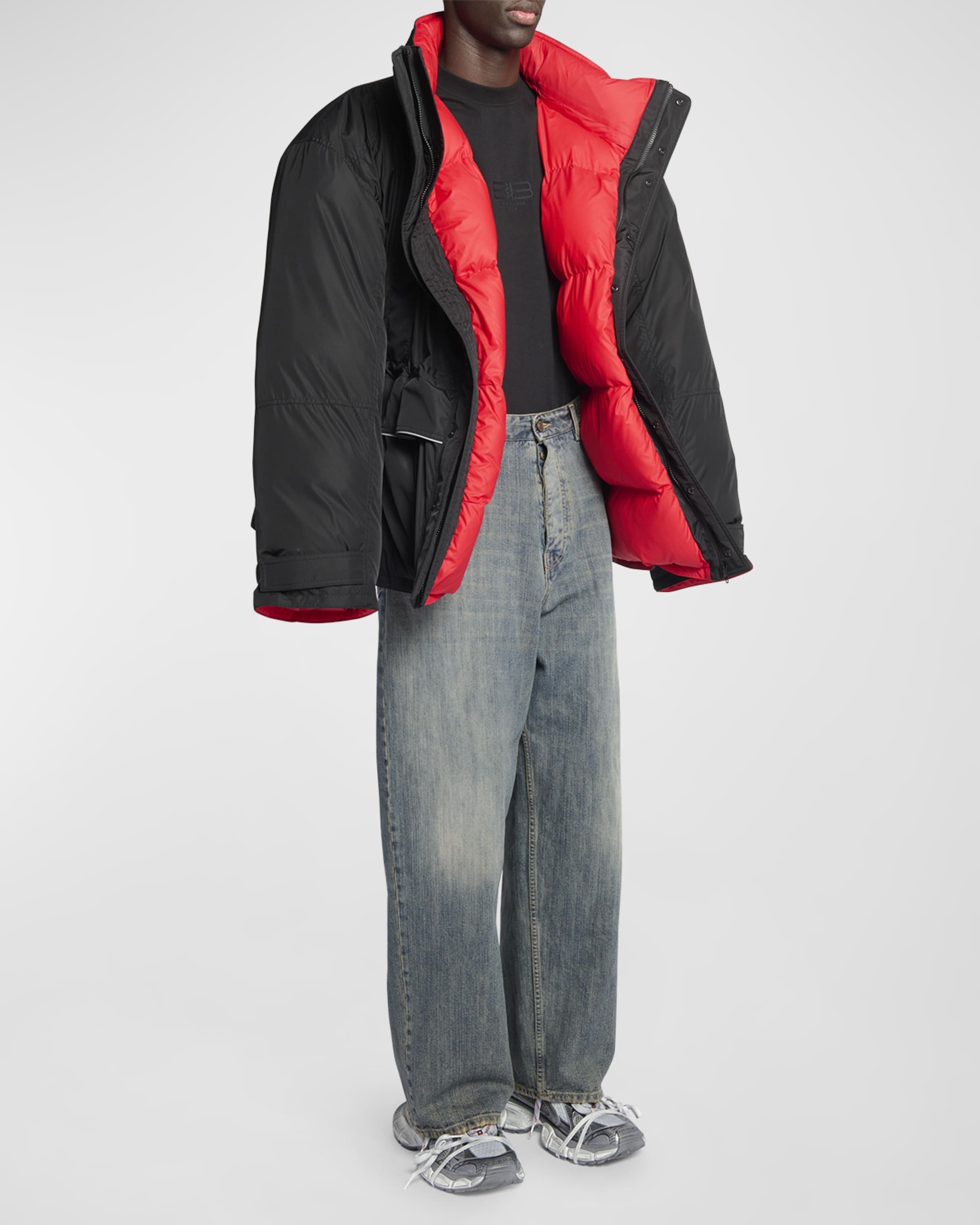Balenciaga o1w1db10425 Wrap Parka in Black Size US L / EU 52-54 / 3 - 3 Thumbnail