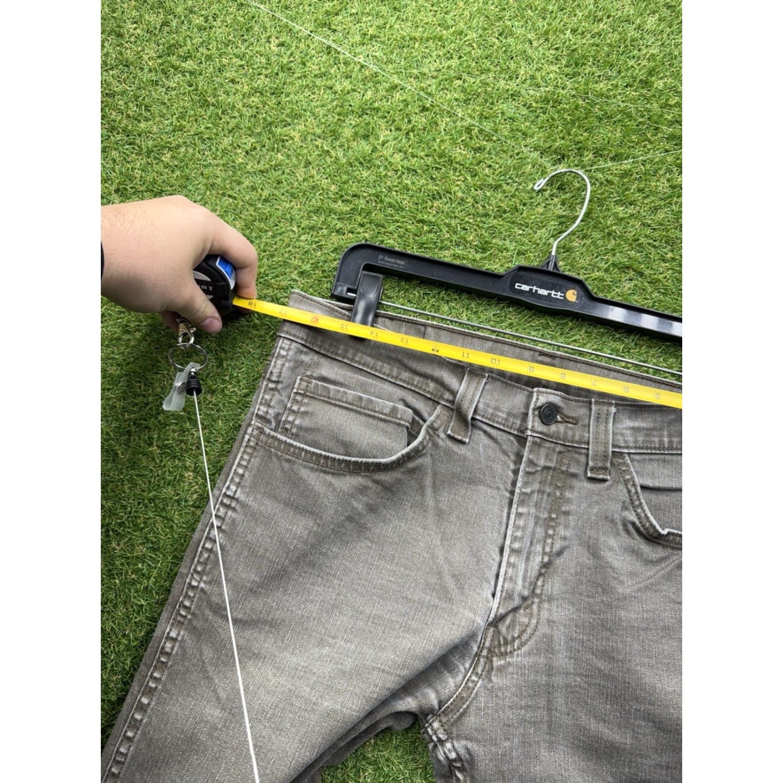 Levi's Levis 511 Slim Fit Jeans Mens 32x30 Army Green Denim Casual Straight Leg Size US 32 / EU 48 - 7 Thumbnail
