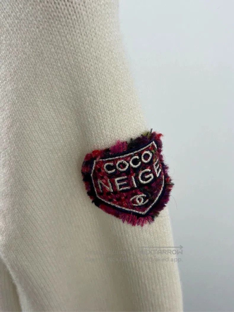 Chanel Chanel Logo Cashmere Turtleneck Sweater . Size M / US 6-8 / IT 42-44 - 3 Thumbnail