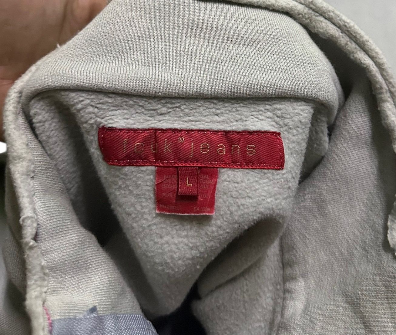 FCUK FCUK zipper sweater big logo Size US L / EU 52-54 / 3 - 5 Thumbnail