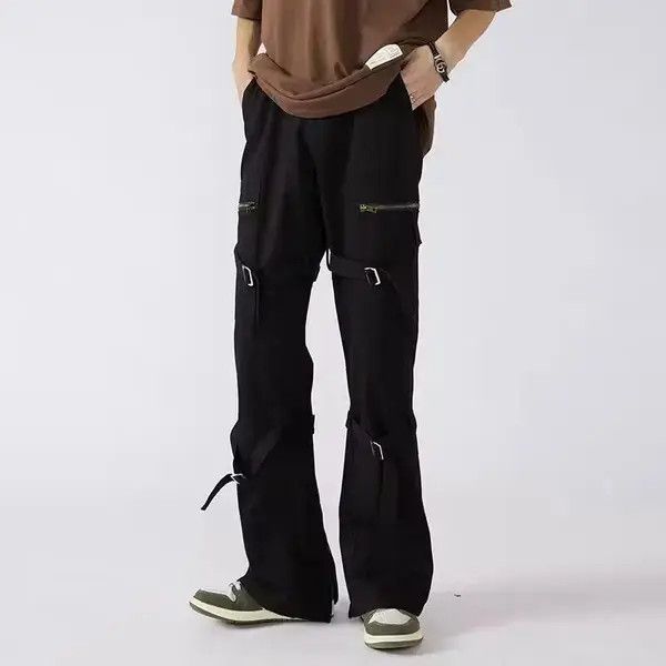 Japanese Brand × Vintage punk pants with drawstrings Size US 30 / EU 46 - 1 Thumbnail