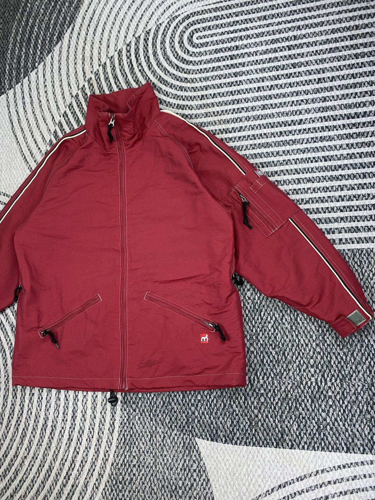 Japanese Brand Mistral Board Durable Fabric Double Pocket Zip-Up Jacket Size US L / EU 52-54 / 3 - 4 Thumbnail