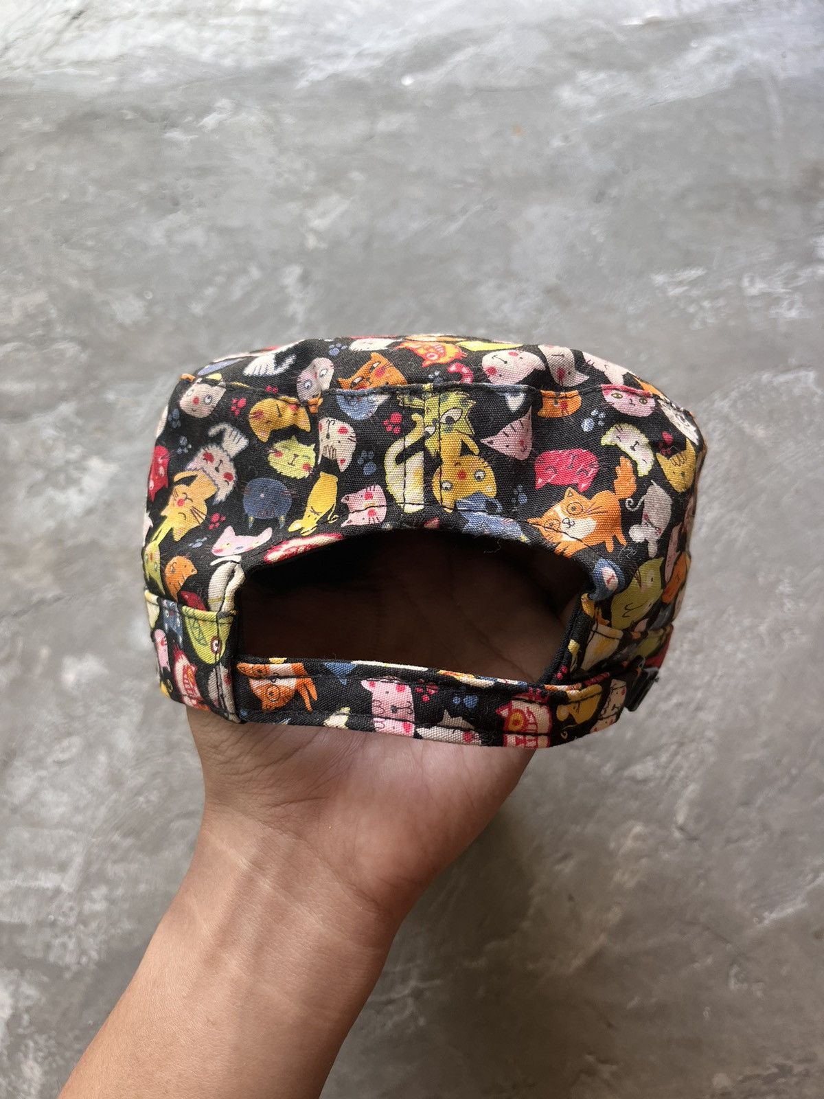 Beauty Beast × Hysteric Glamour × Japanese Brand JAPANESE Y2K HIM CAT FULL PRINT CADET HAT Size ONE SIZE - 2 Thumbnail