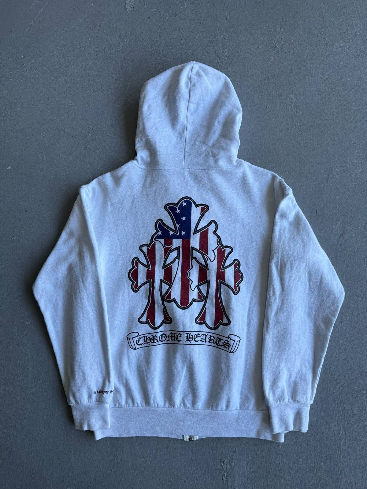 関税込 Chrome Hearts Hollywood Triple Cross Hoodie フーディ Chrome Hearts Black & Orange Triple Cross Logo Hoodie