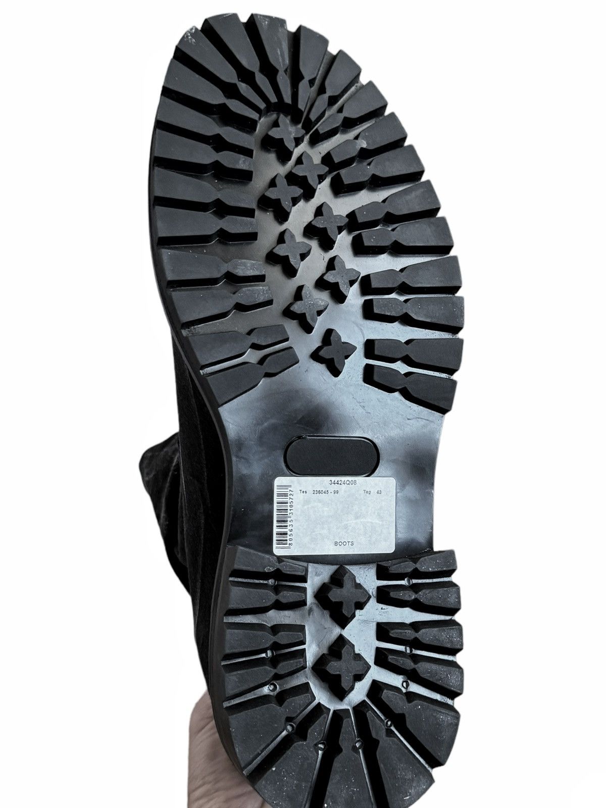 424 Sample 1/1 Distressed Marathon Overlay Boot Size US 10 / EU 43 - 11 Thumbnail