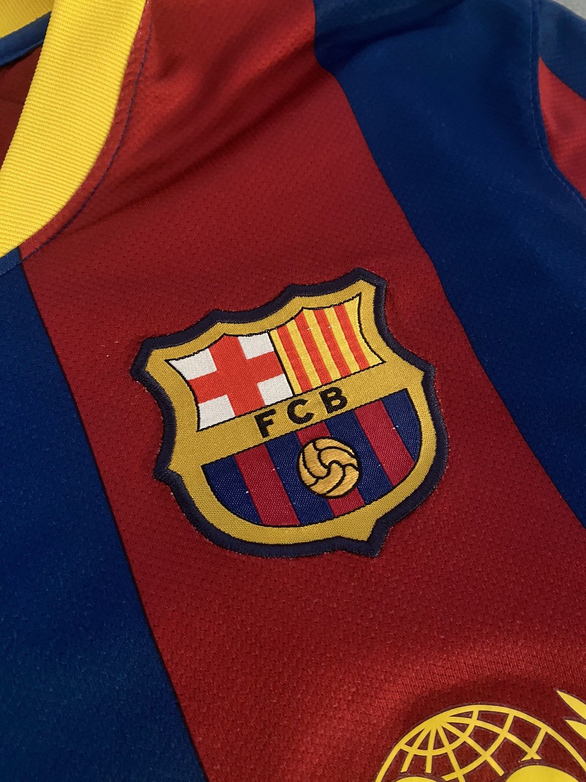 Nike Nike Barcelona 2010/11 David Villa #7 Home Jersey Size US L / EU 52-54 / 3 - 7 Thumbnail