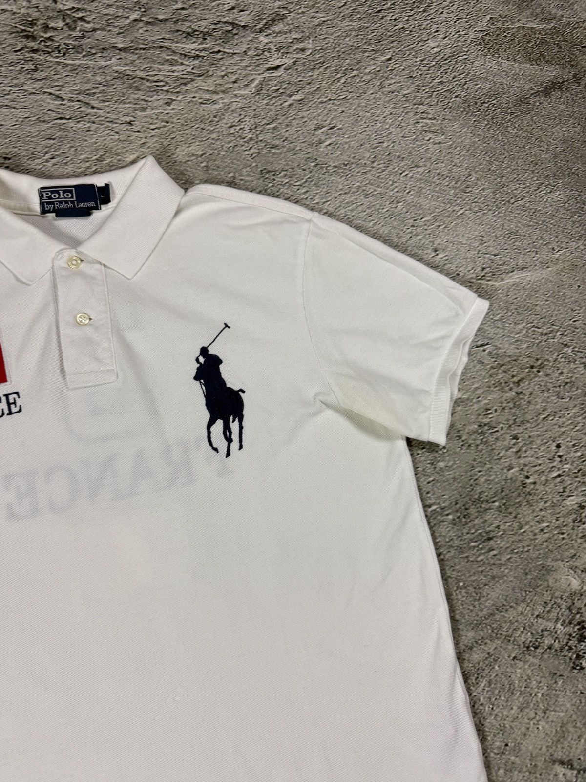 Ralph Lauren Chief Keef Polo Ralph Lauren France vintage shirt white Size US L / EU 52-54 / 3 - 3 Thumbnail
