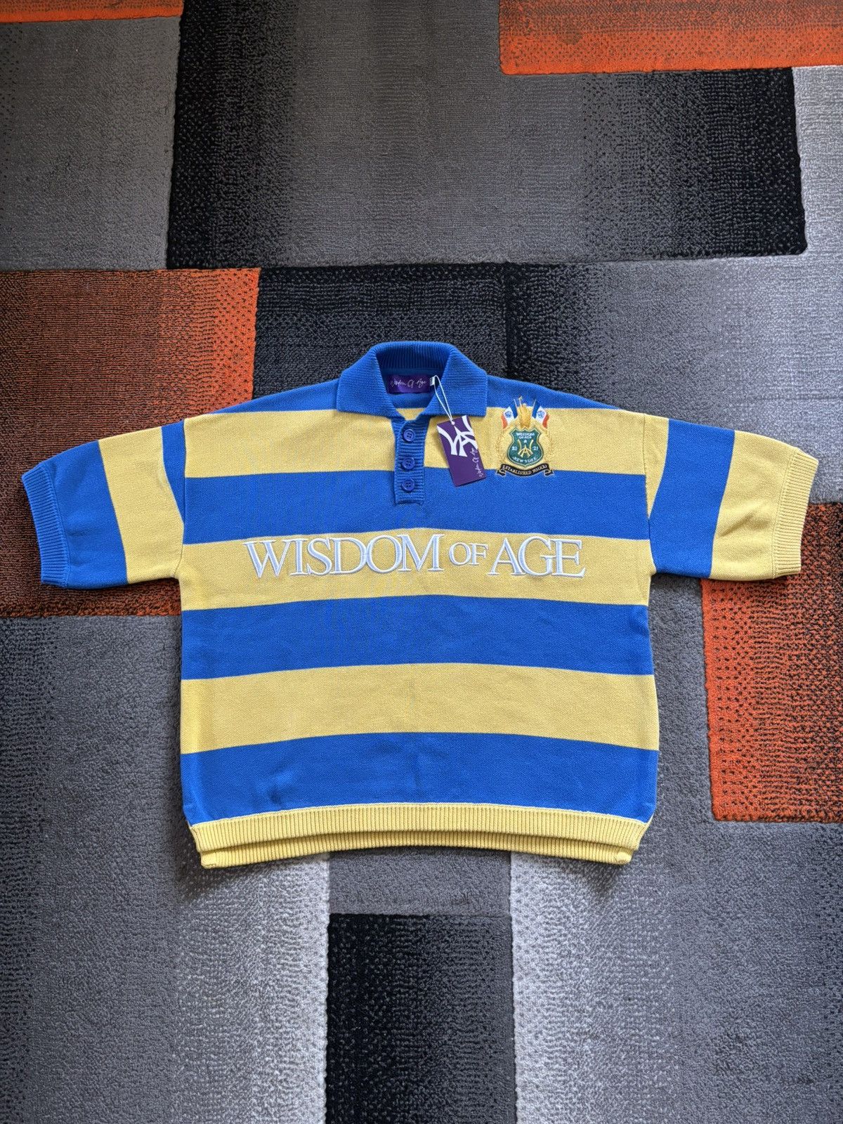 Wisdom of Age Wisdom of Age Bleecker Rugby Polo – Capsule Exclusive – BNWT Size US XXS / EU 40 - 1 Thumbnail