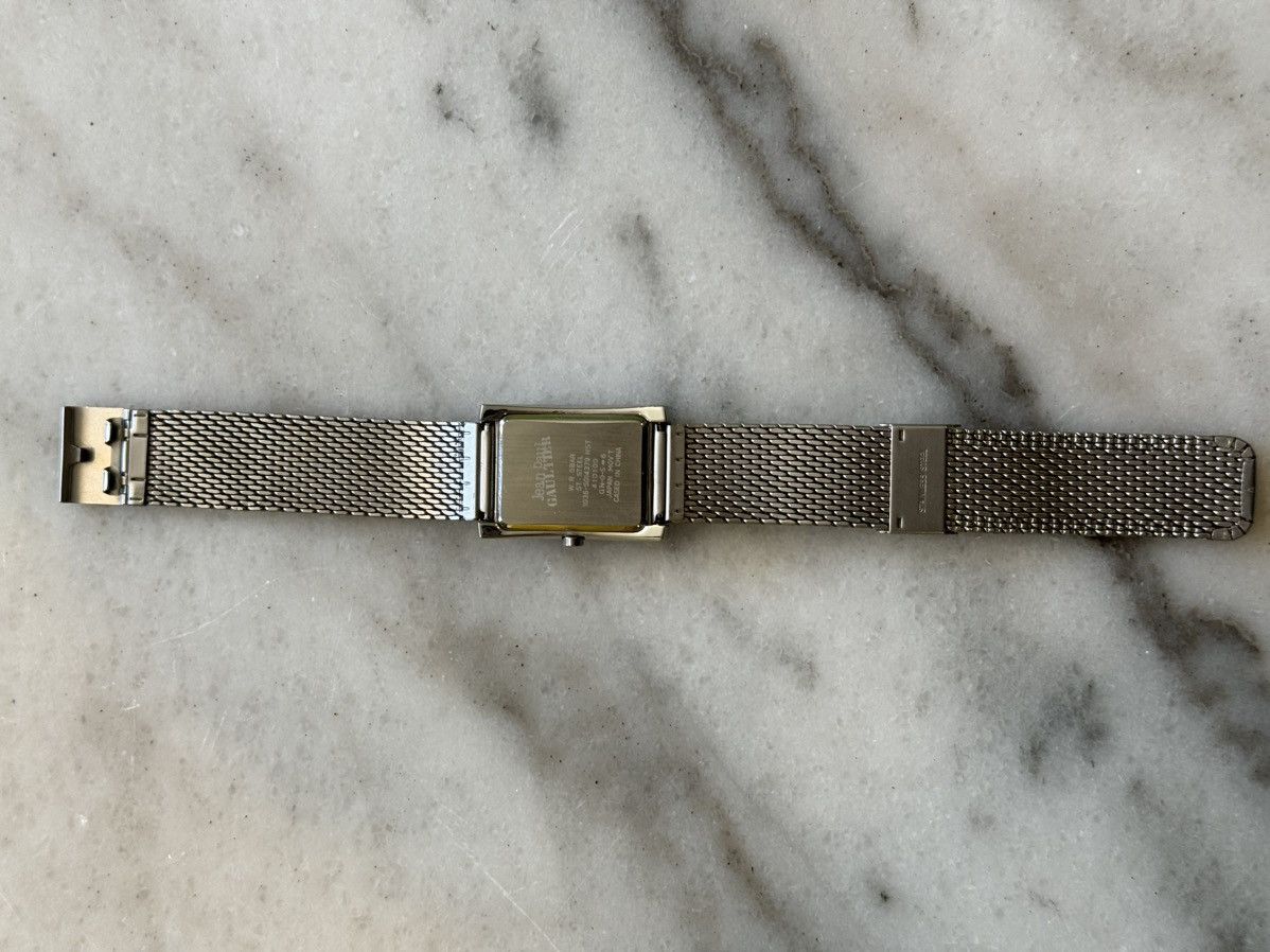 Jean Paul Gaultier × Vintage 2000s Jean Paul Gaultier Numerology Silver Tank Watch Size ONE SIZE - 4 Thumbnail