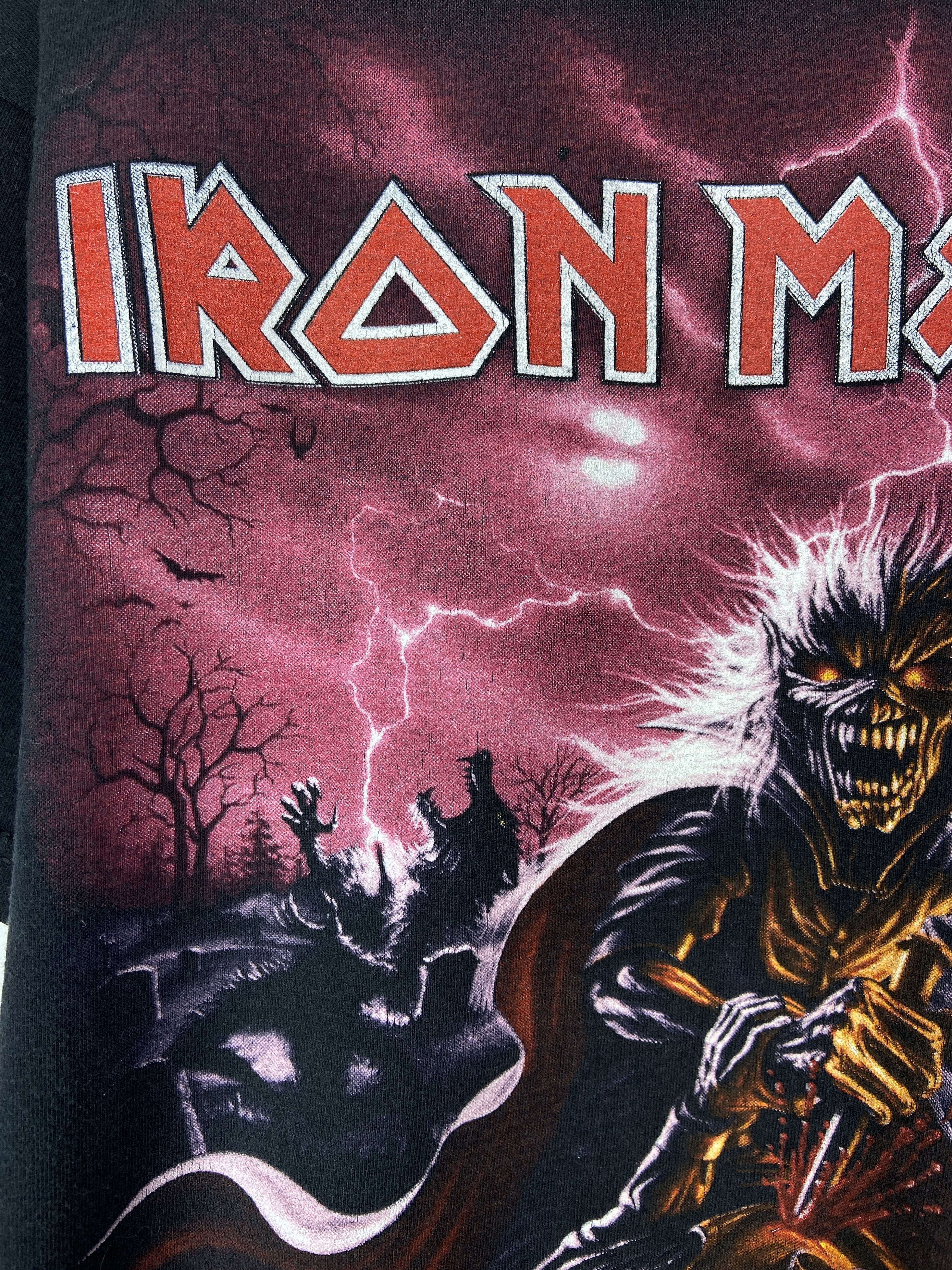 Band Tees Vintage Iron Maiden Rock Band Graphic T Shirt Tee Size US L / EU 52-54 / 3 - 4 Thumbnail