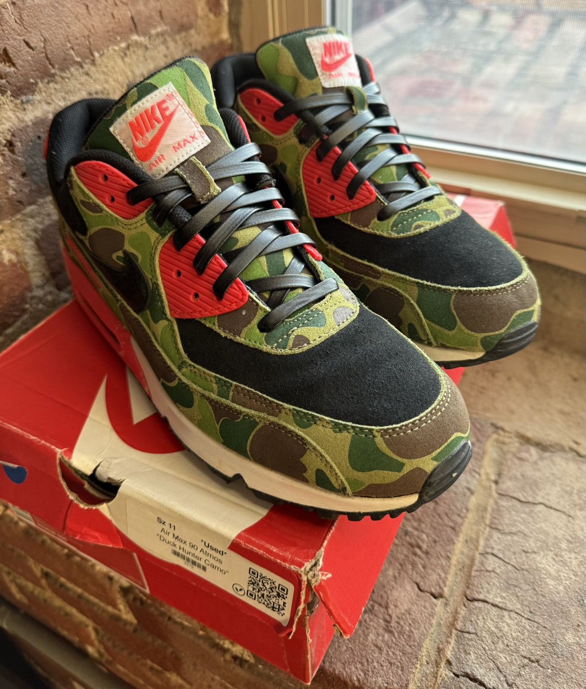 Nike × atmos Nike Air Max 90 x atmos “ Duck Camo” Size US 11 / EU 44 - 1 Thumbnail
