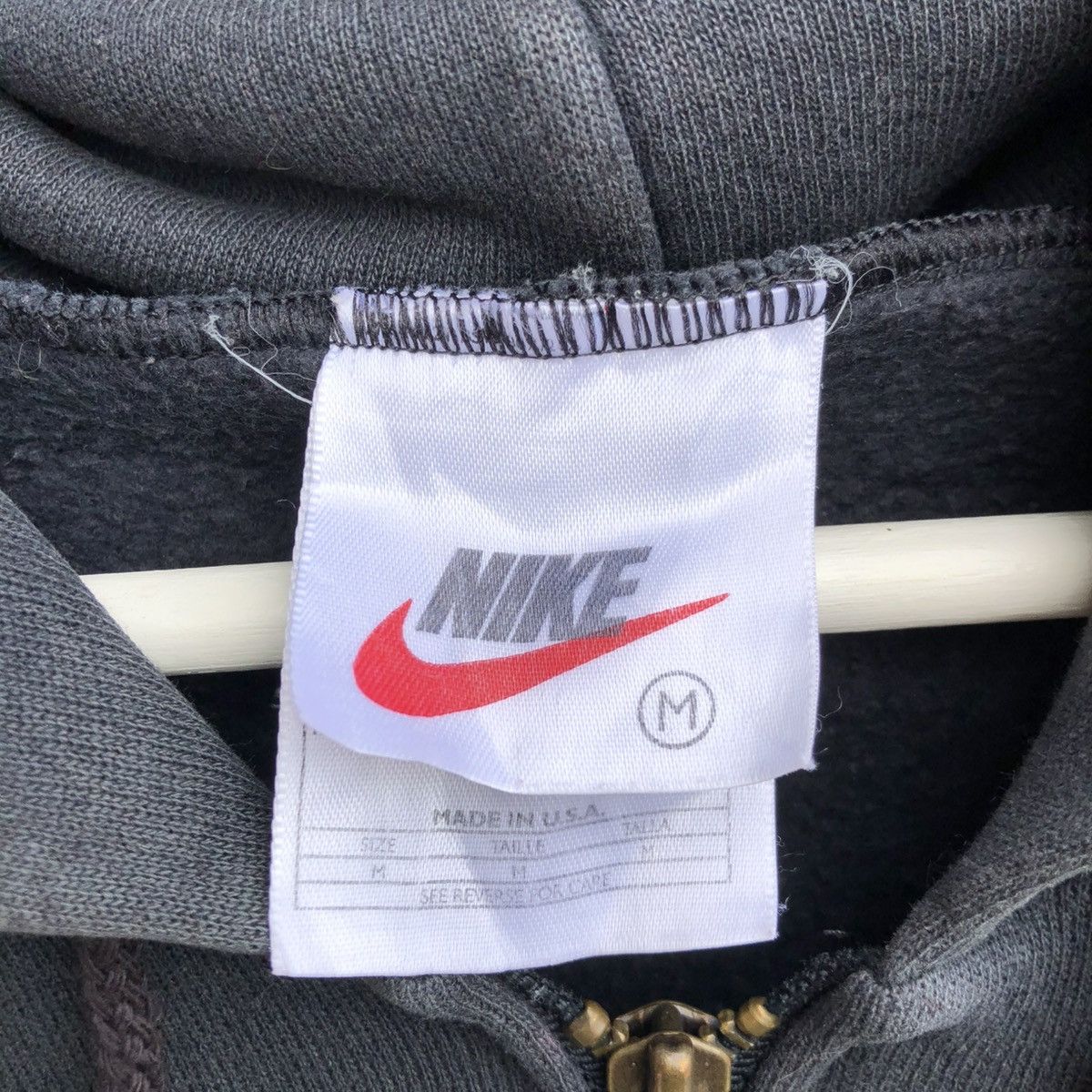 Nike × Vintage Vintage Nike Swoosh Sportswear Hoodie Pullover Size US M / EU 48-50 / 2 - 5 Thumbnail