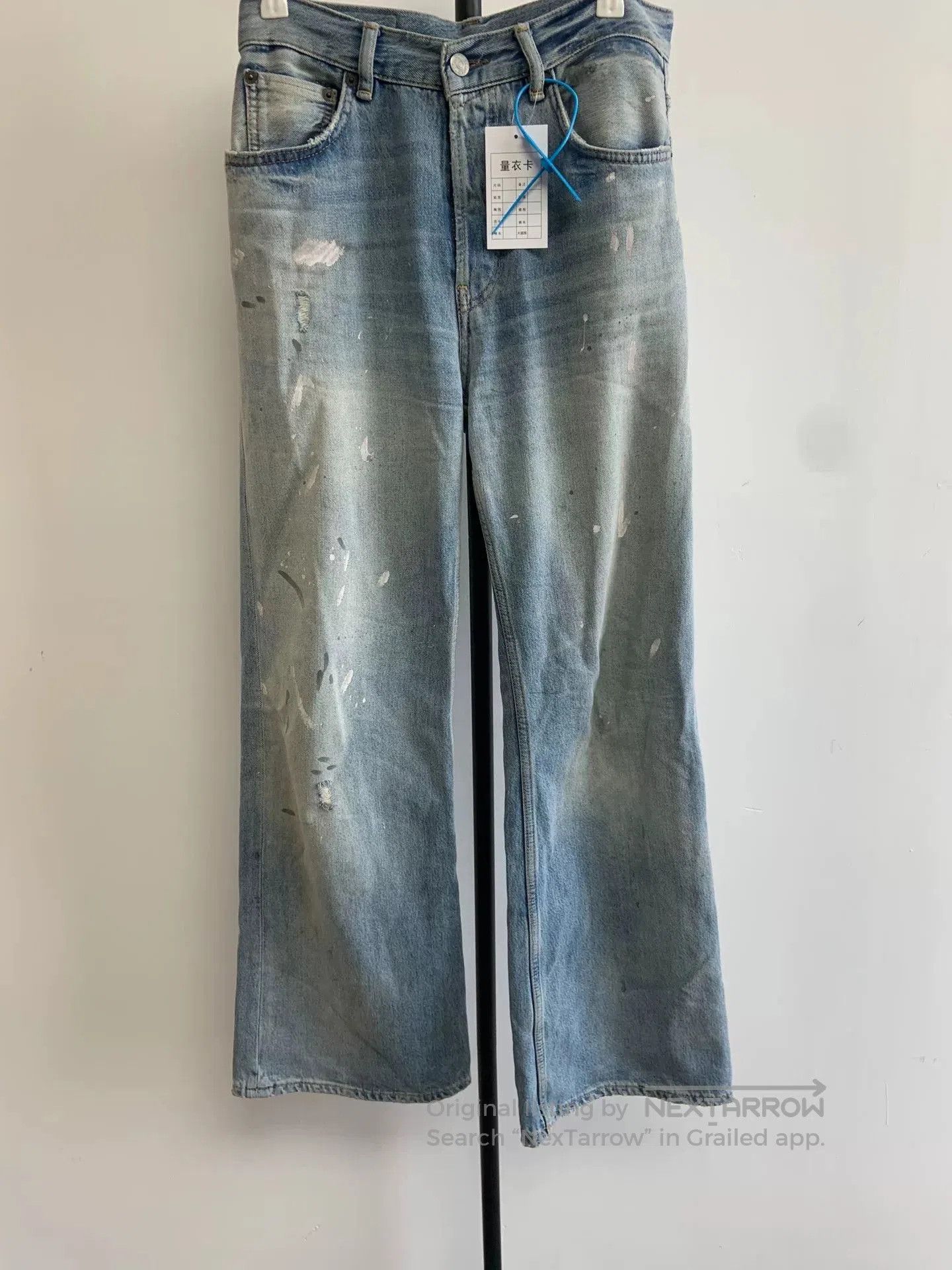 Acne Studios Acne Distressed Washed Hole Jeans. Size 26" / US 2 / IT 38 - 1 Thumbnail