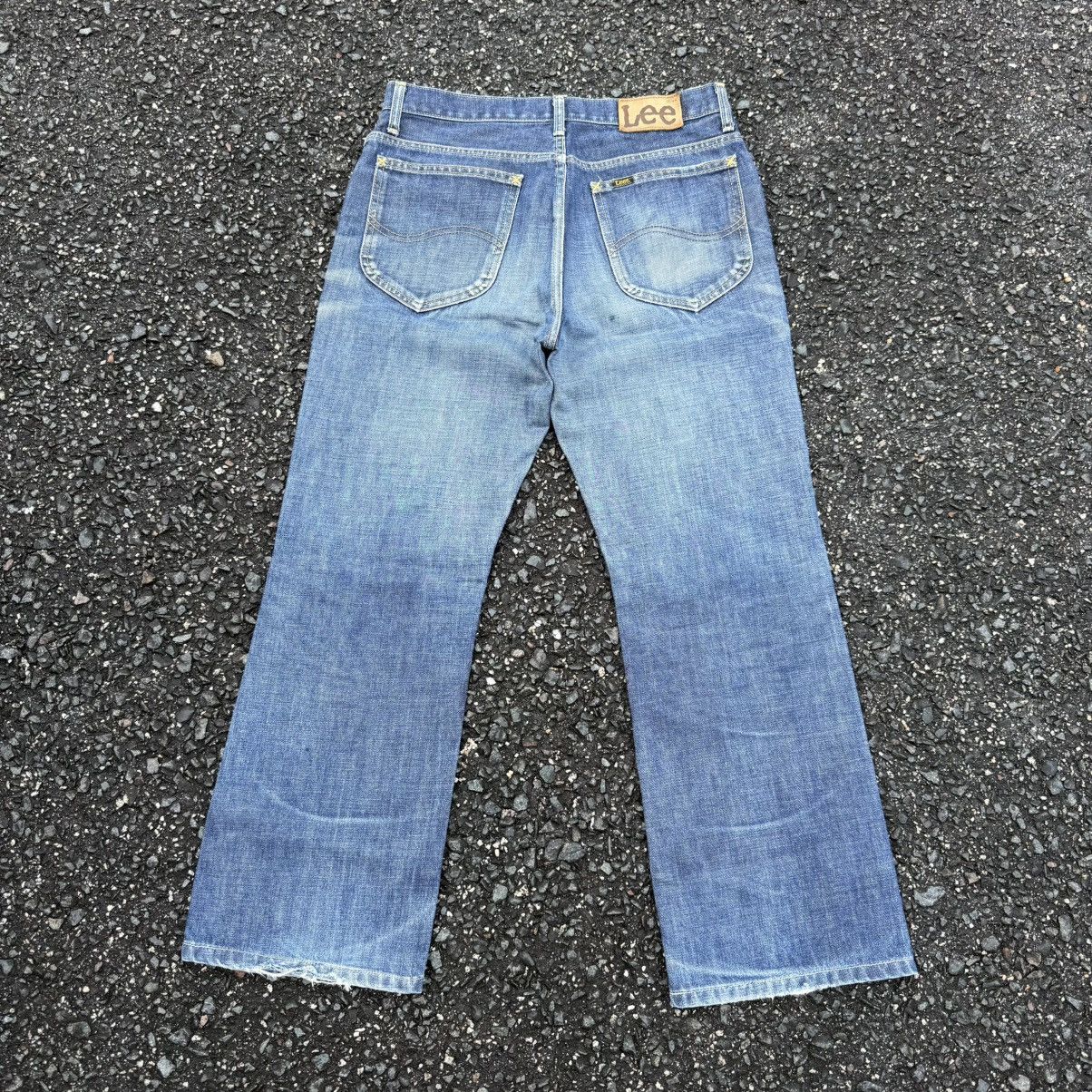 Lee VINTAGE LEE RIDER FADED RIPPEP JEAN DENIM PANTS Size US 32 / EU 48 - 14 Thumbnail