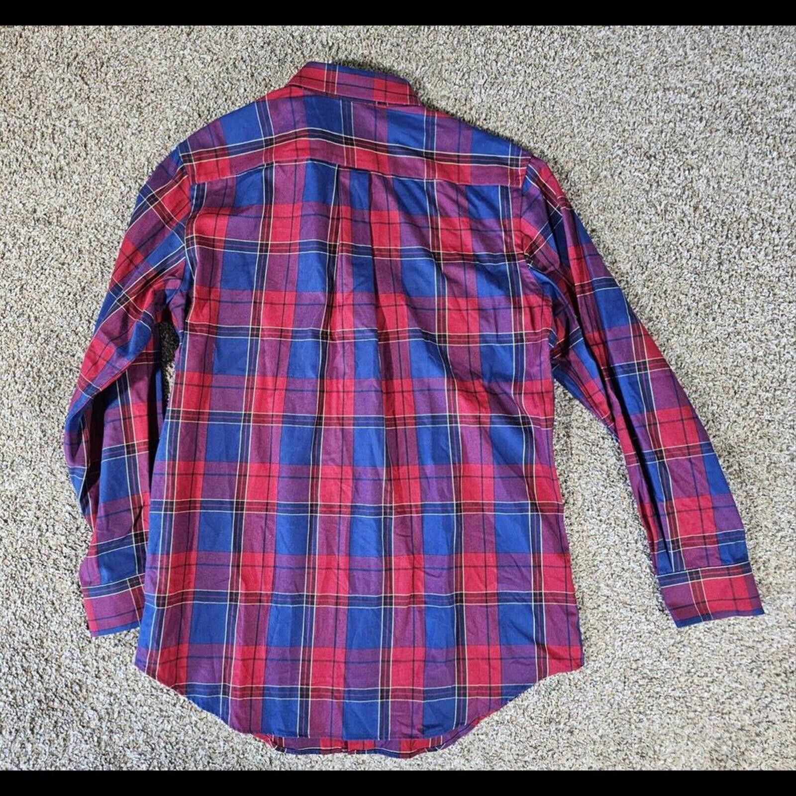 Viyella Viyella Button Up Shirt M Multicolor Plaid Wool Blend Size US M / EU 48-50 / 2 - 7 Thumbnail