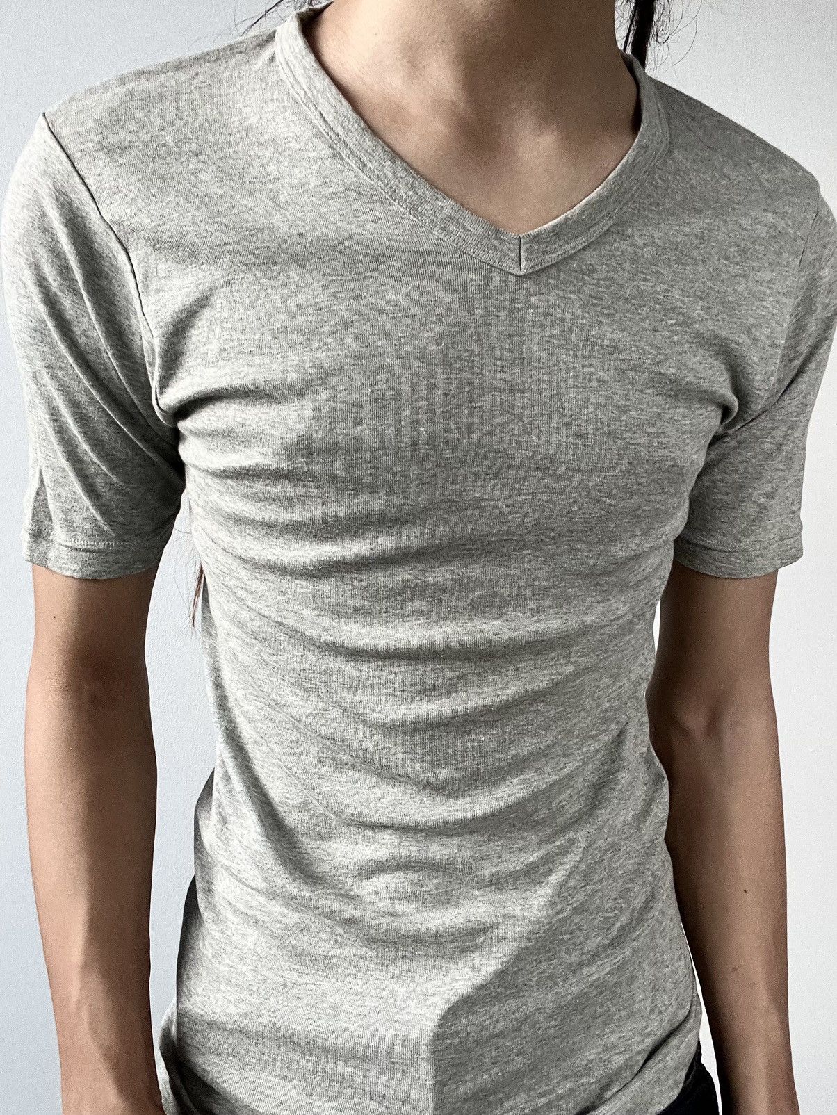 Helmut Lang Helmut Lang Grey Tee Size US M / EU 48-50 / 2 - 7 Thumbnail