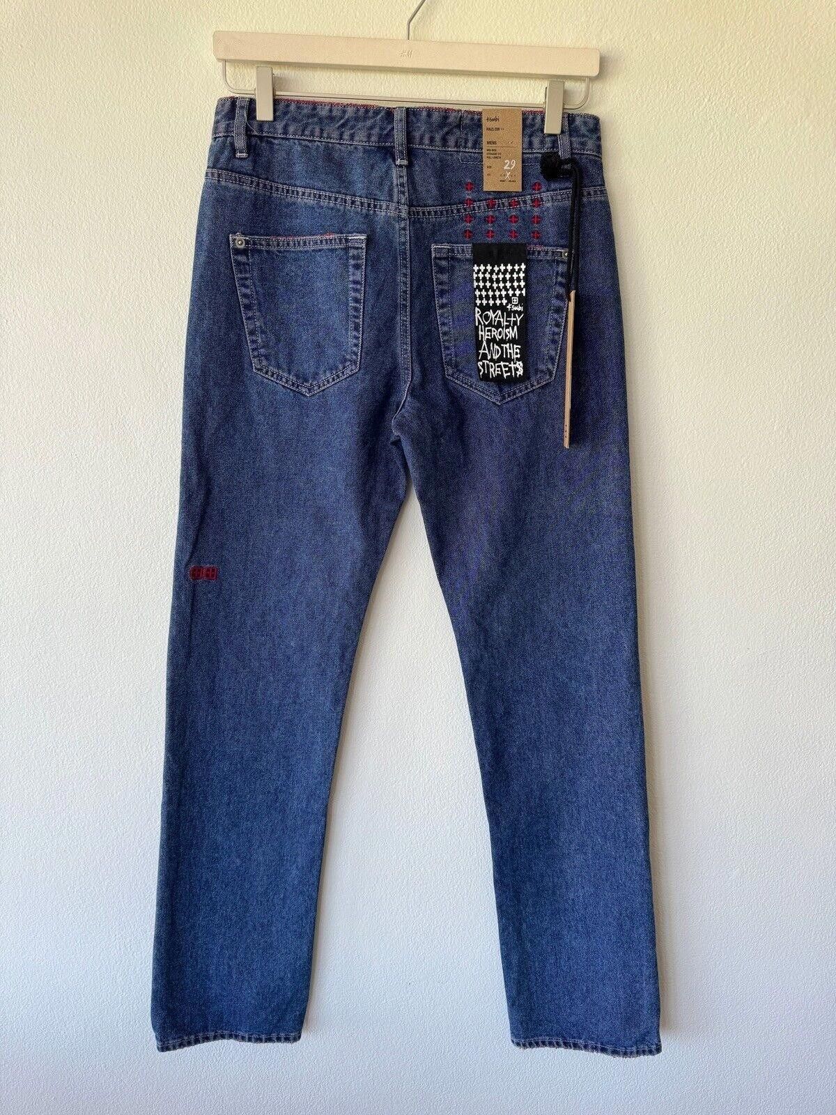 Ksubi new Ksubi mens denim jean hazlow 29 small blue red kolor Size US 29 - 5 Thumbnail