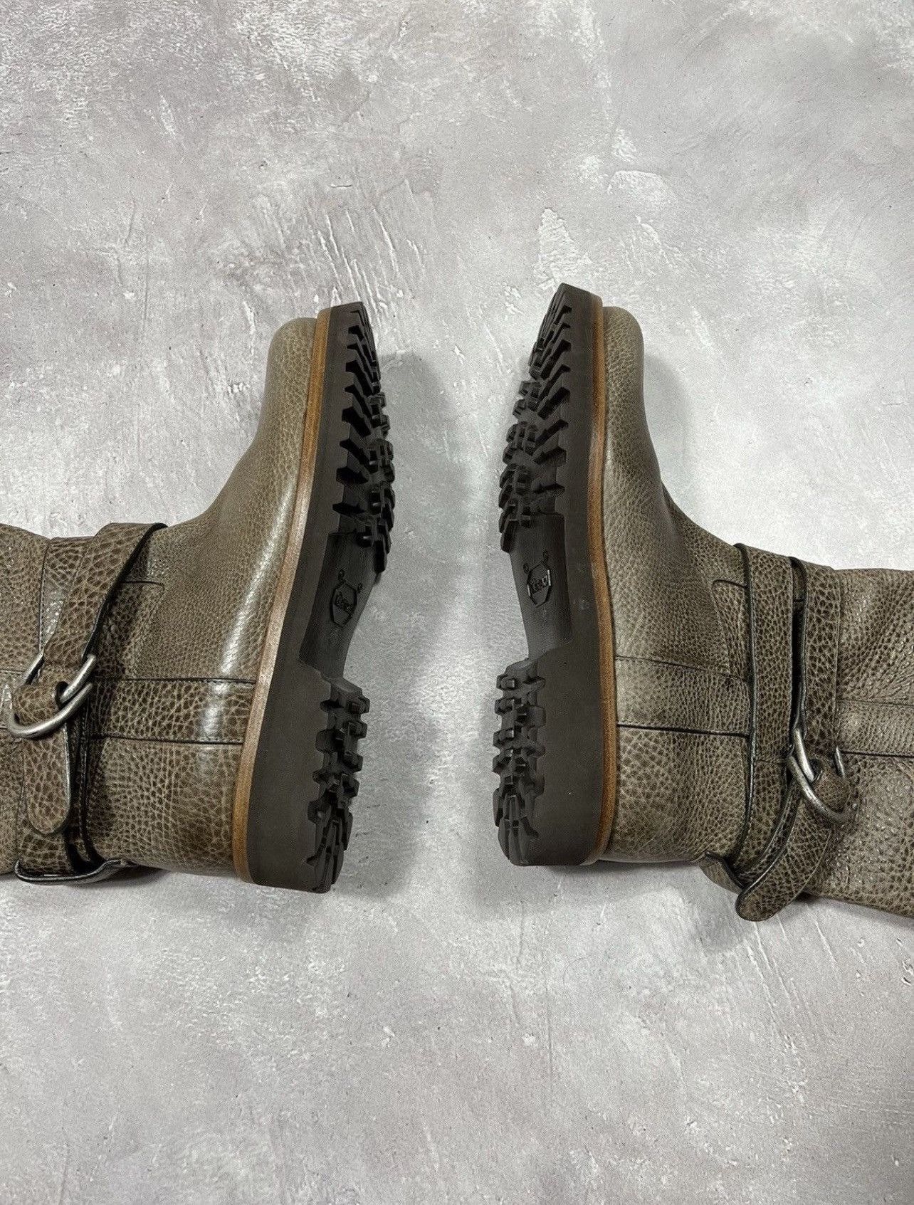 Brunello Cucinelli Vintage Brunello Cucinelli Leather Biker Boot Size US 5.5 / IT 35.5 - 9 Thumbnail
