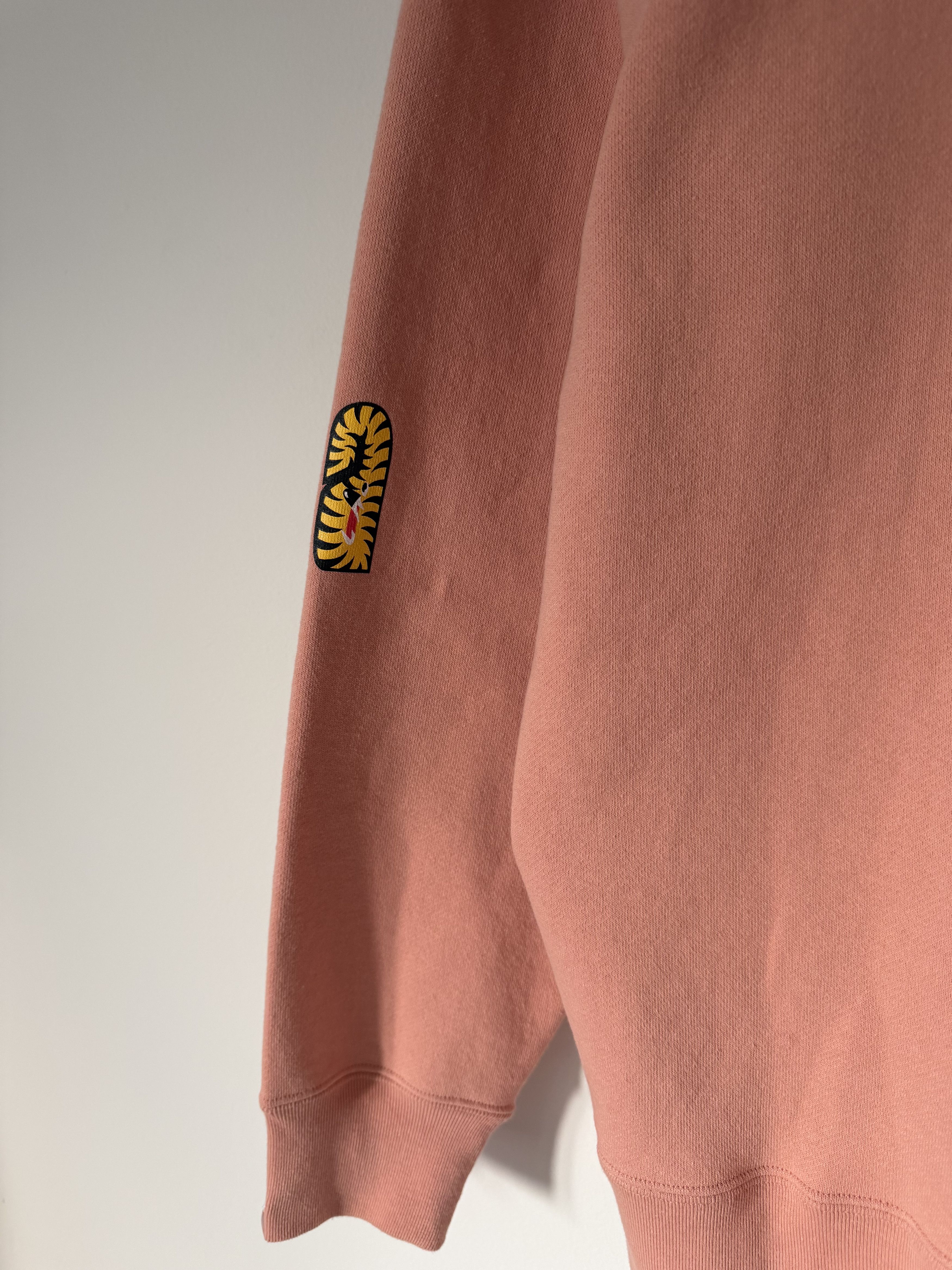 Bape Bape Tiger Full Zip Hoodie in Pink Size US XL / EU 56 / 4 - 9 Thumbnail