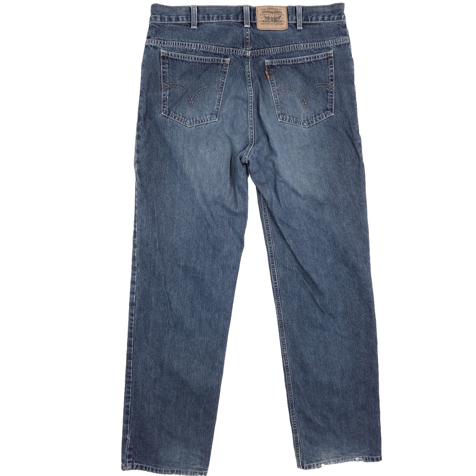 Levi's Levis 505 Jeans Mens 35x33 Vintage Orange Tab Made In USA Size US 35 - 7 Thumbnail