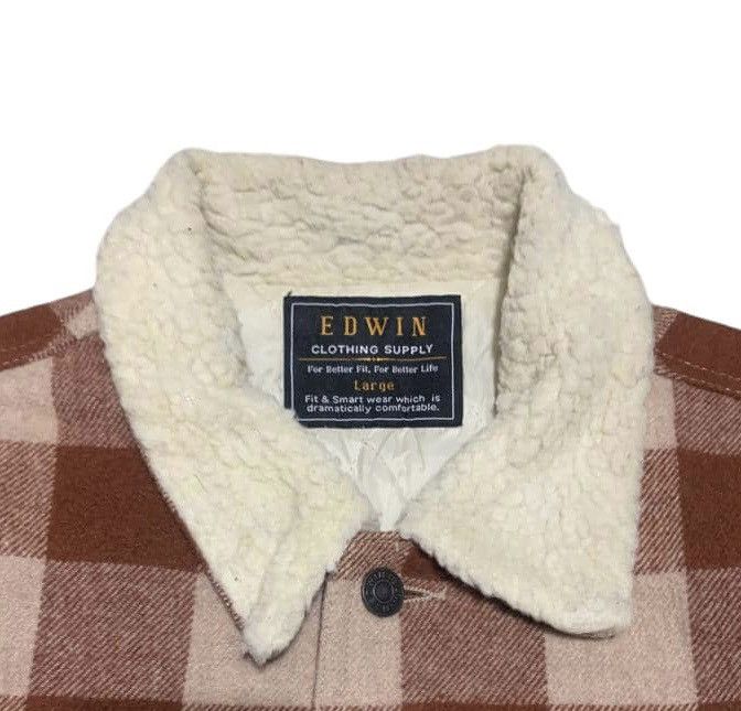 Edwin Vintage Edwin Wool Trucker Jacket Size US L / EU 52-54 / 3 - 7 Thumbnail