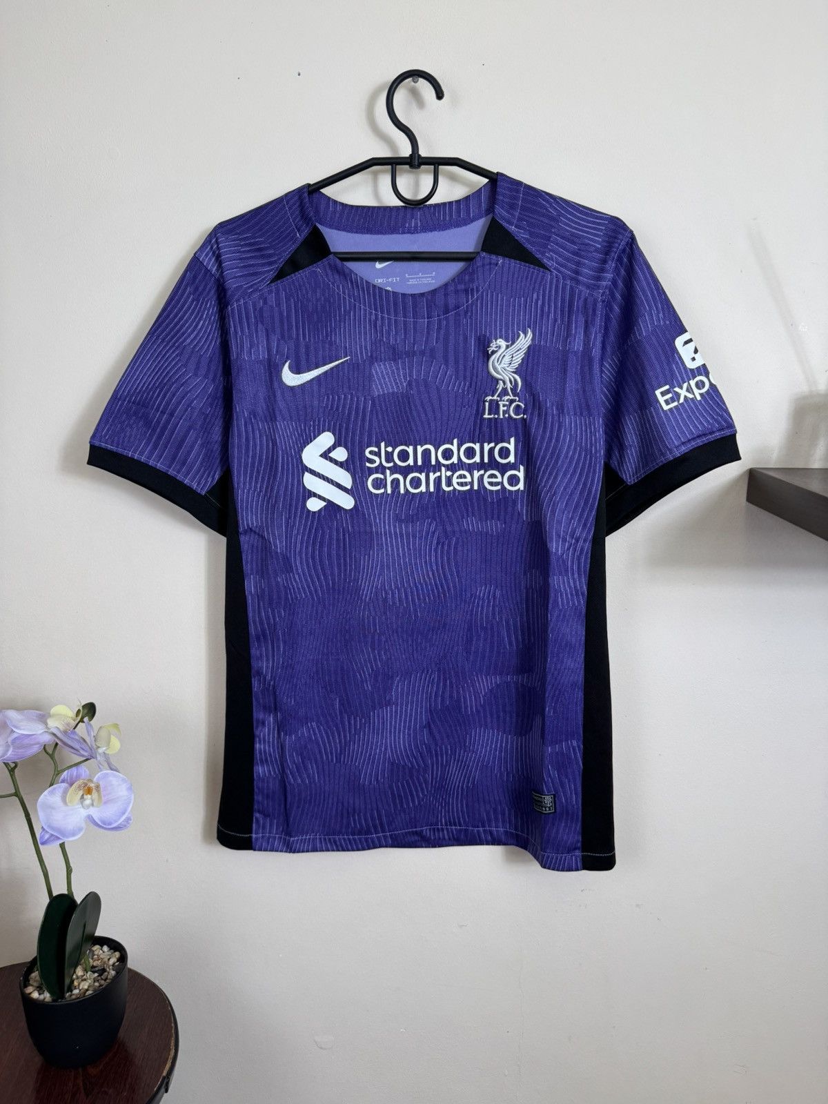 Nike Liverpool FC 2023/24 Nike Purple Third Team Shirt XL Men’s Size US M / EU 48-50 / 2 - 1 Thumbnail