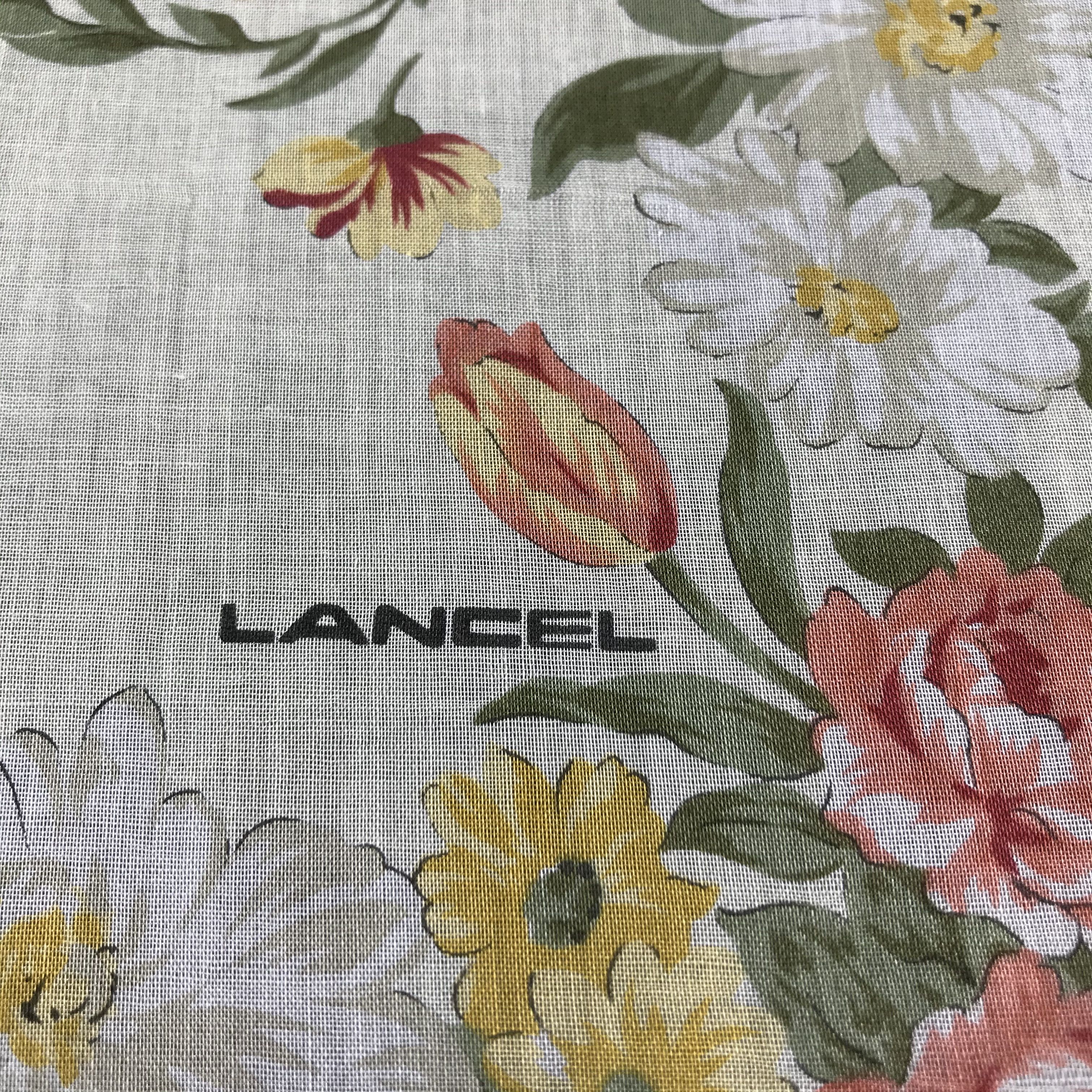 Lancel Lancel Floral Handkerchief Neckerchief Bandana H275 Size ONE SIZE - 4 Thumbnail